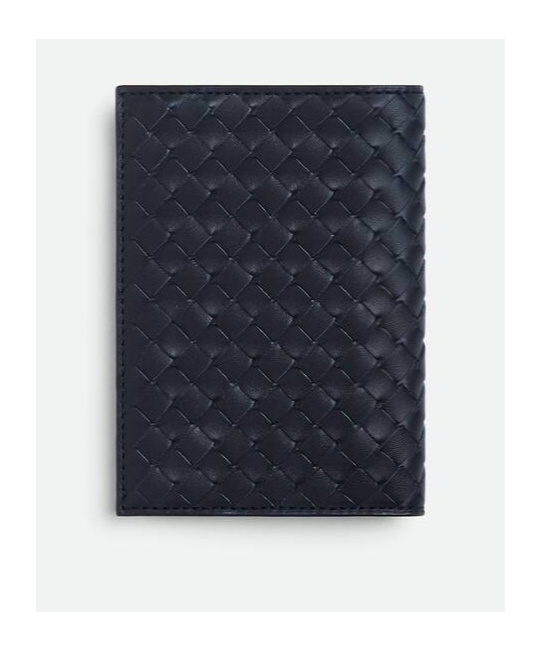 Bottega Veneta Weaving Small Passport Holder In Black