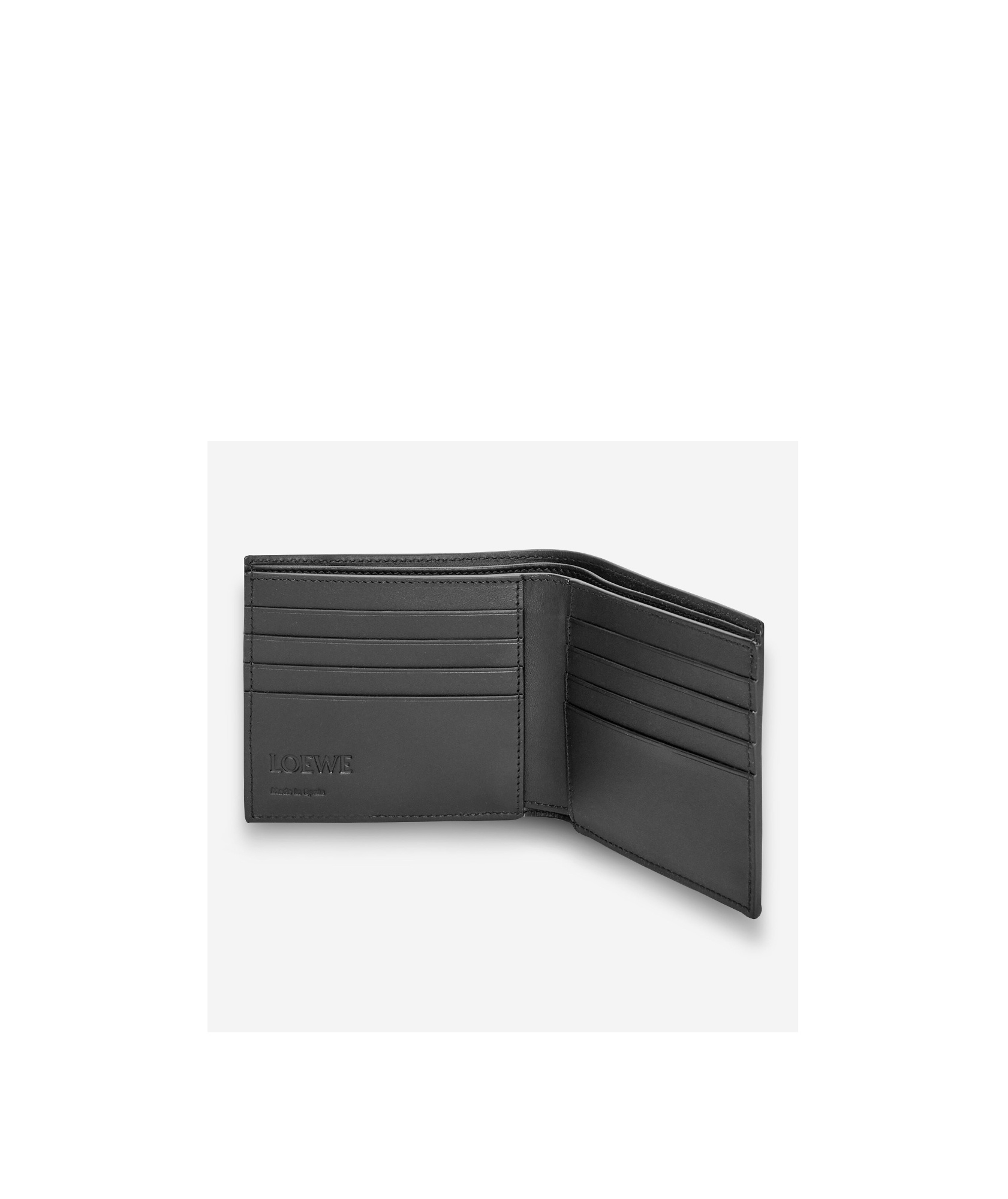 Loewe Puzzle Edge Bifold Coin Wallet In Black