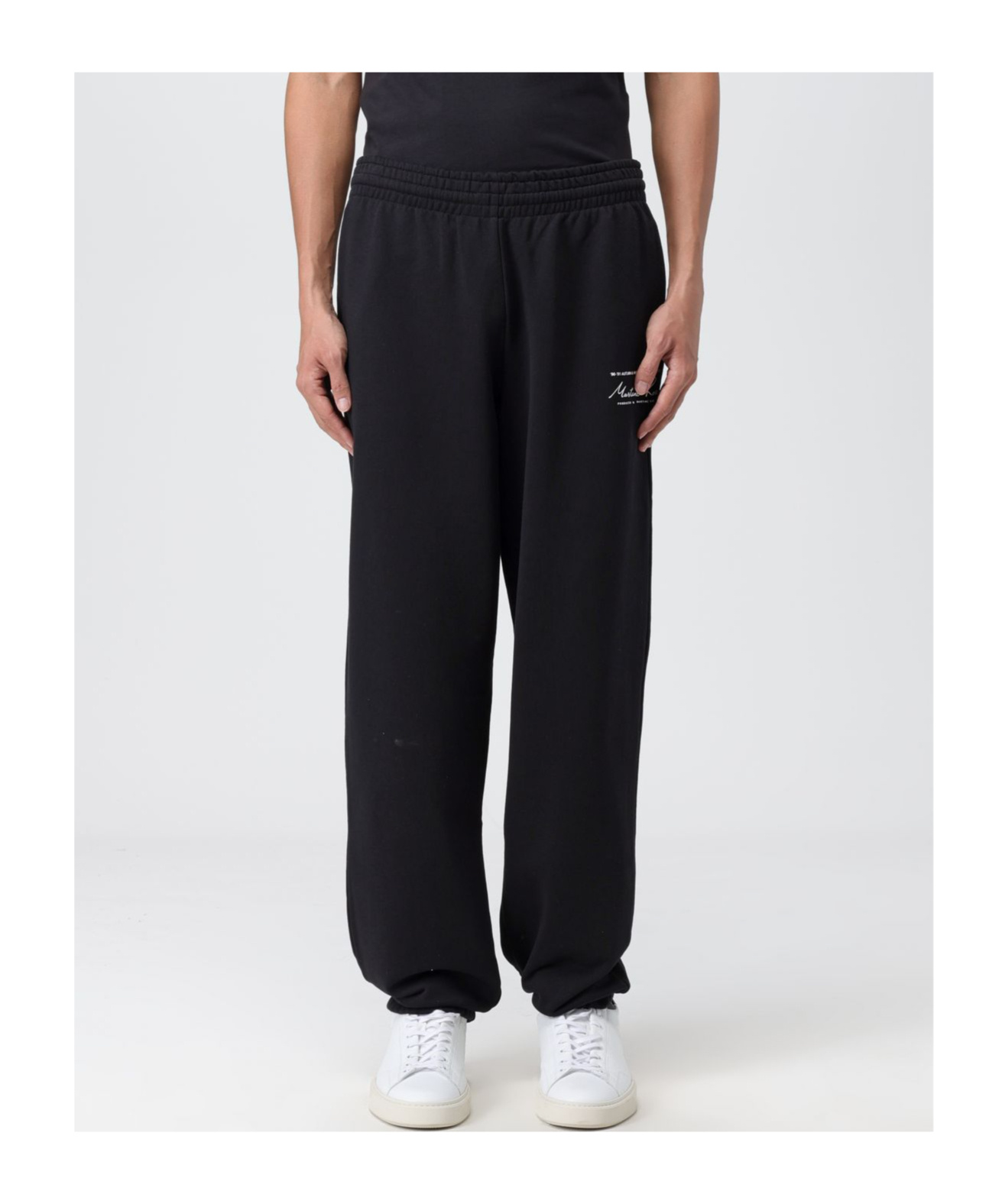 Martine Rose Elastic Waist Sweatpants In Black
