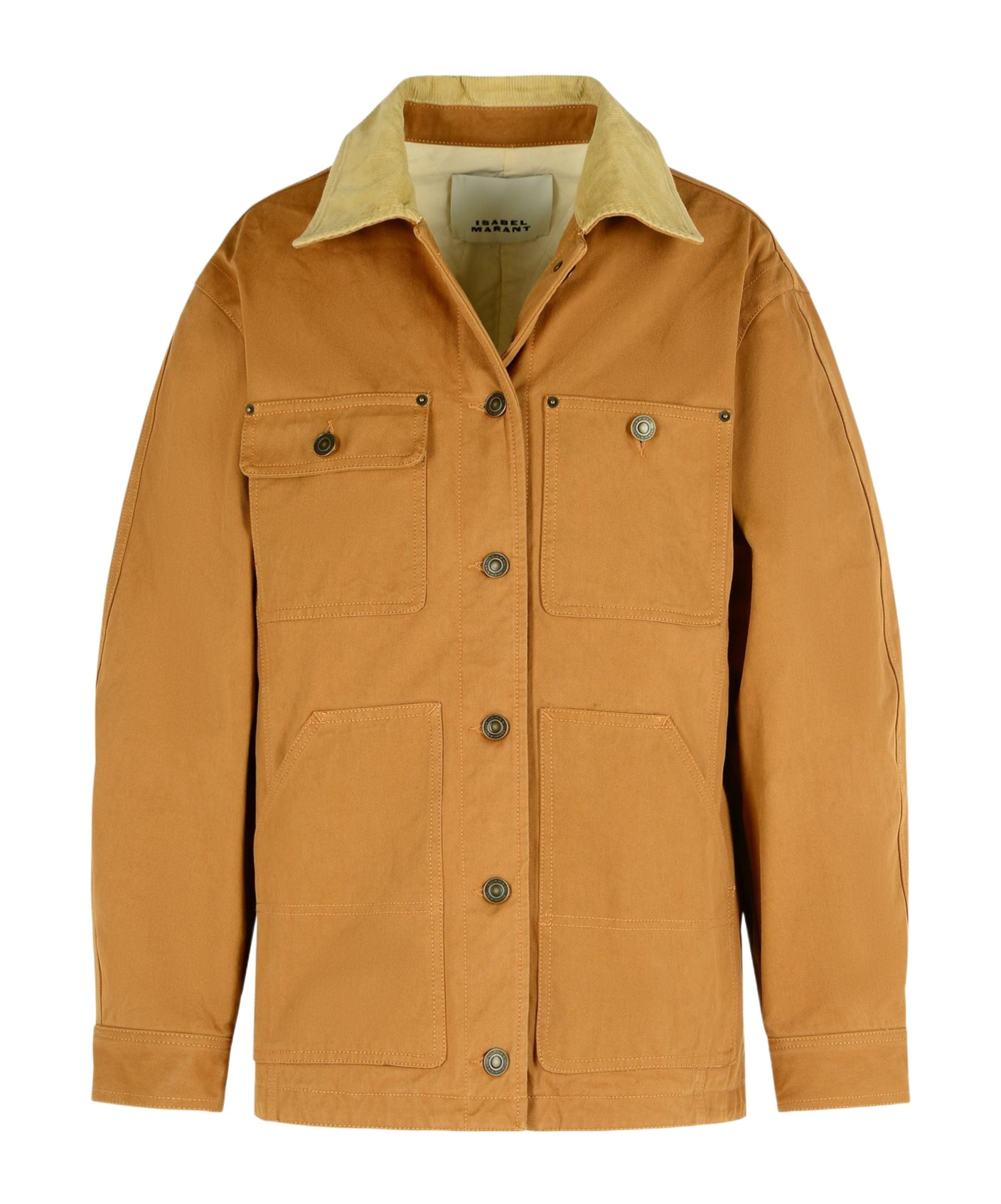 Isabel Marant Long Sleeve Casual Jacket In Orange