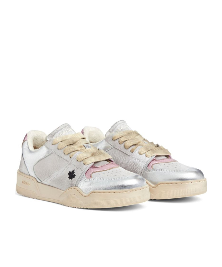 Dsquared2 Spiker Sneakers In White