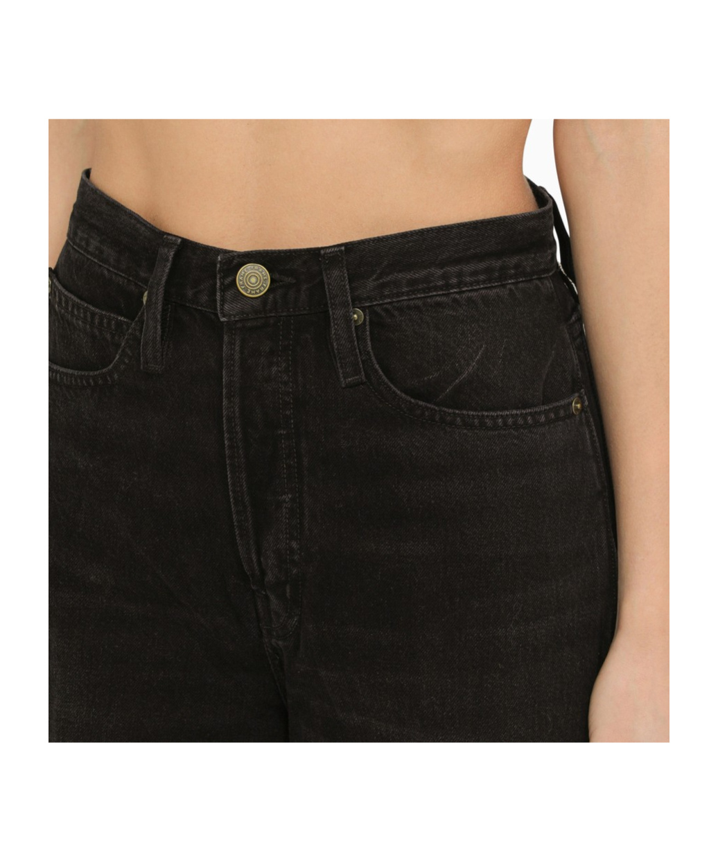 Frame Wide-leg Jeans 1978 Supernova Denim In Black