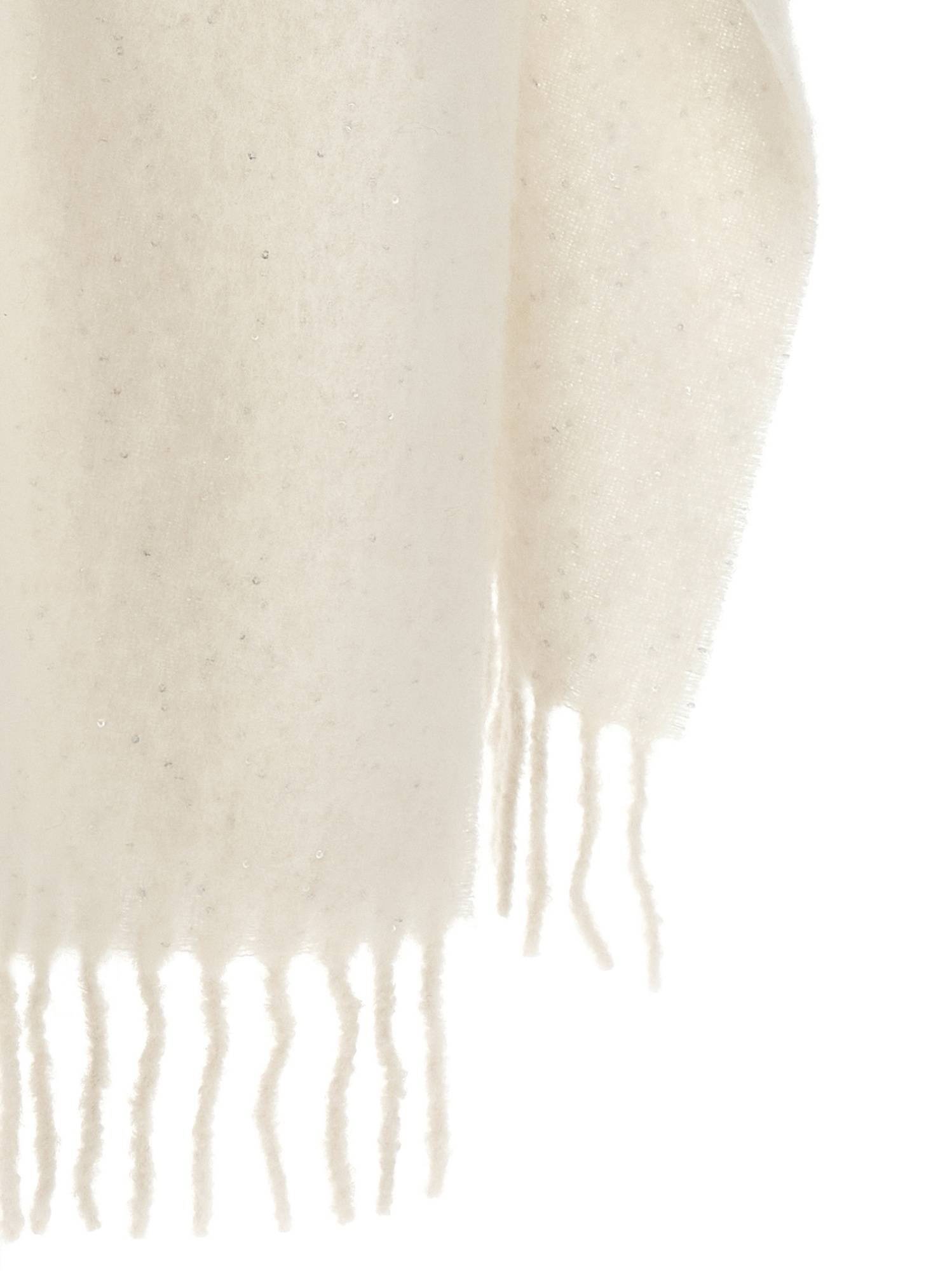 Peserico Circular Gauze Cape In Brown