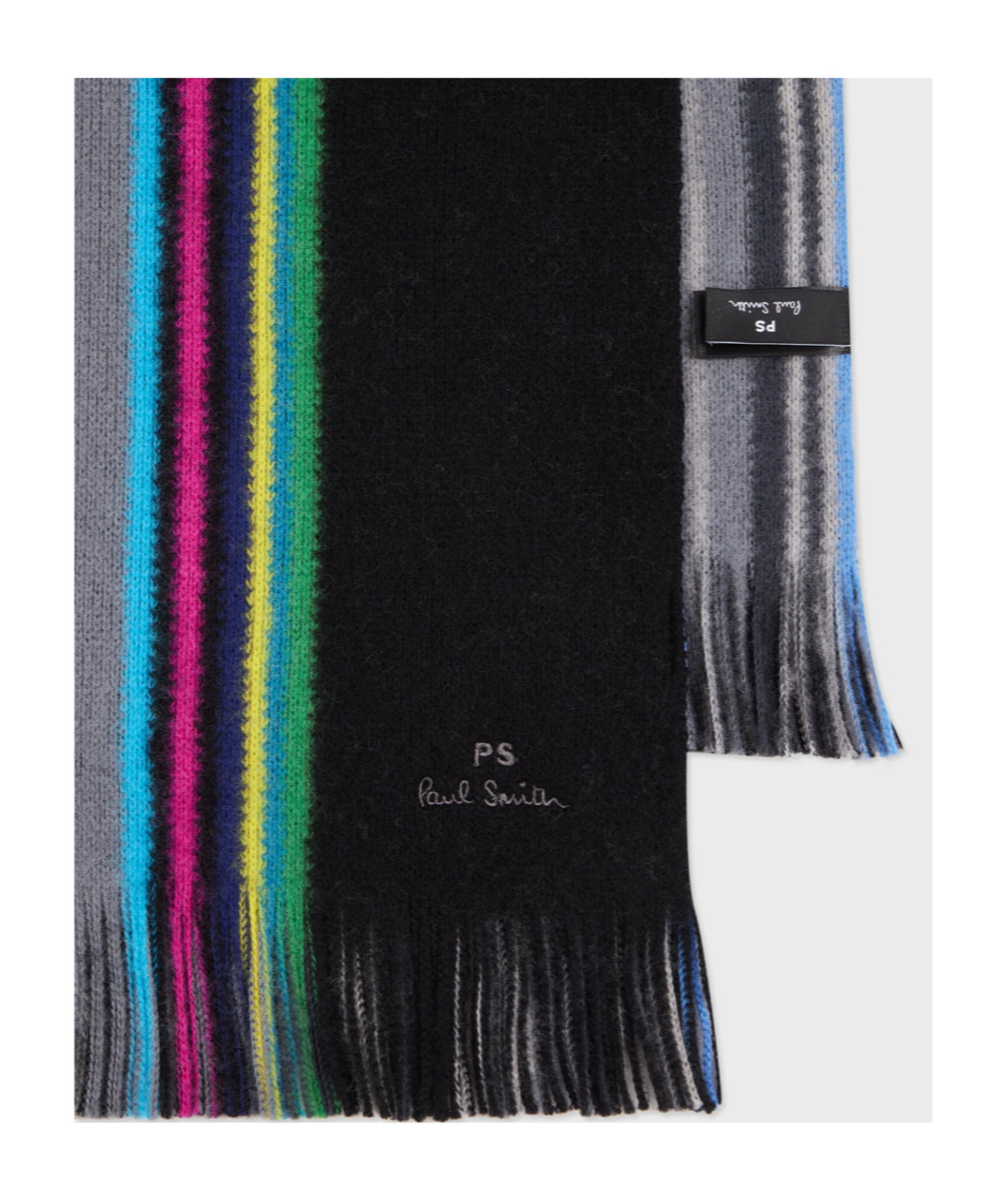 Ps By Paul Smith Sports-stripe Reversible Scarf