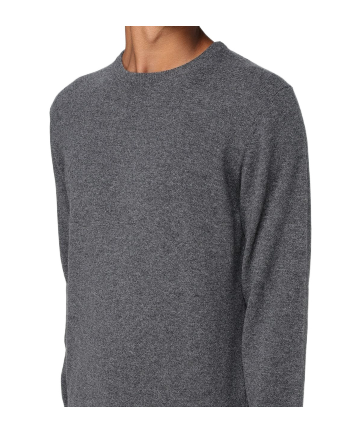 Drumohr Fine Knit Cashmere Jumper In Black