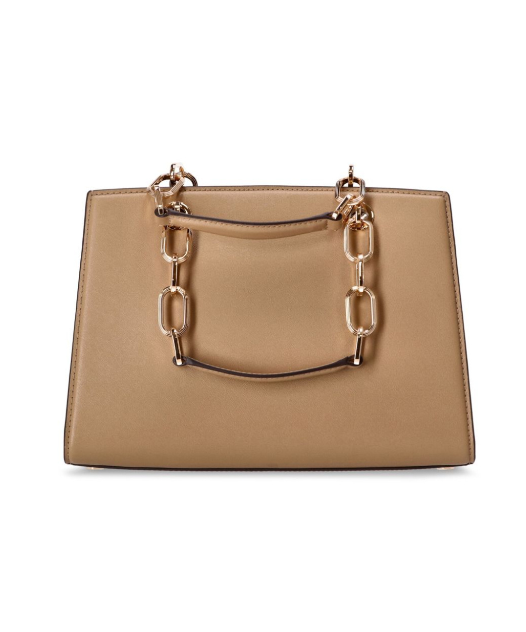 Michael Kors Cynthia Leather Tote Bag In Nude