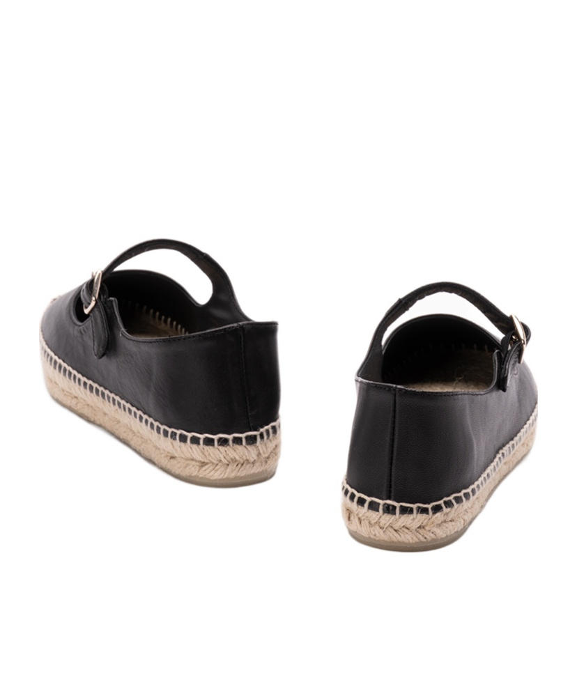 Castaã±er Castañer Padua Round Toe Espadrilles In Black