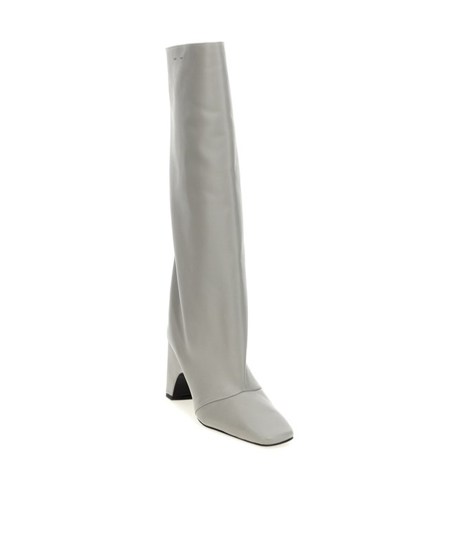 Shop Coperni 'bridge' Boots In Gray