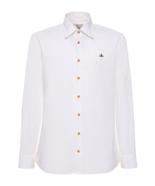 Vivienne Westwood Embroidery Orb Buttoned Shirt