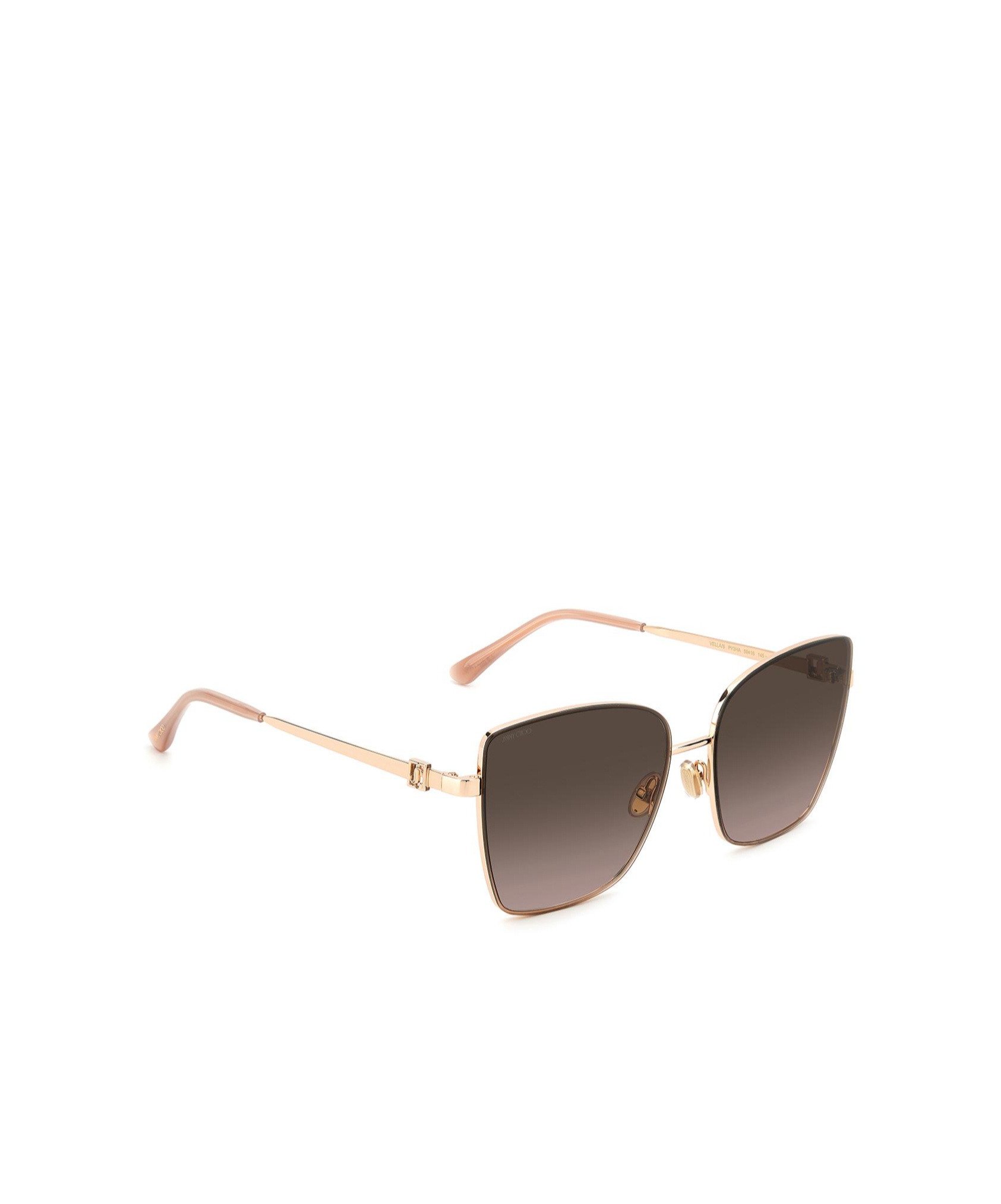 Jimmy Choo Full Frame Sunglasses In Brown