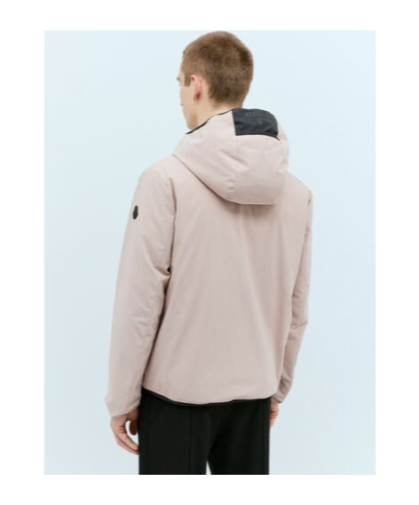 Moncler Dusler Hooded Down Jacket In Pink