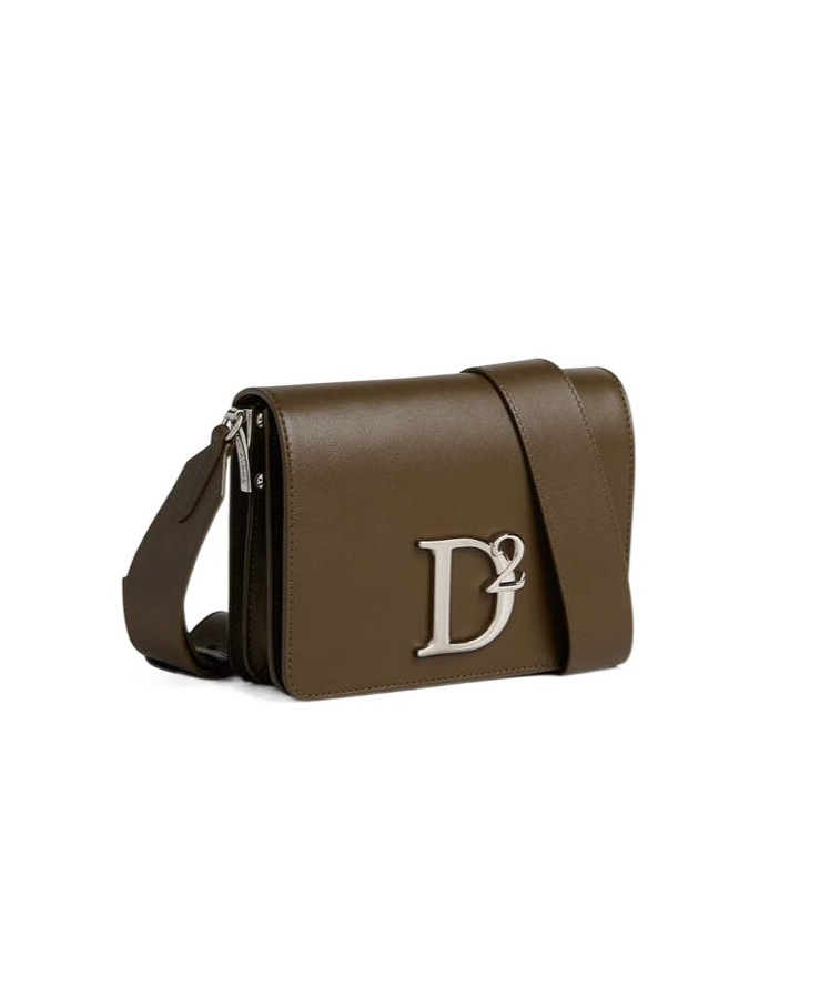 Dsquared2 Flip Shoulder Bag In Green