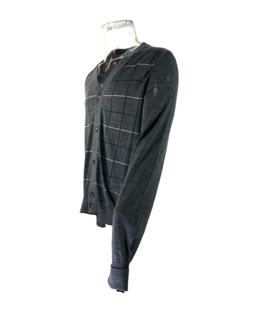 DUNHILL V-NECK LONG-SLEEVED SWEATER 