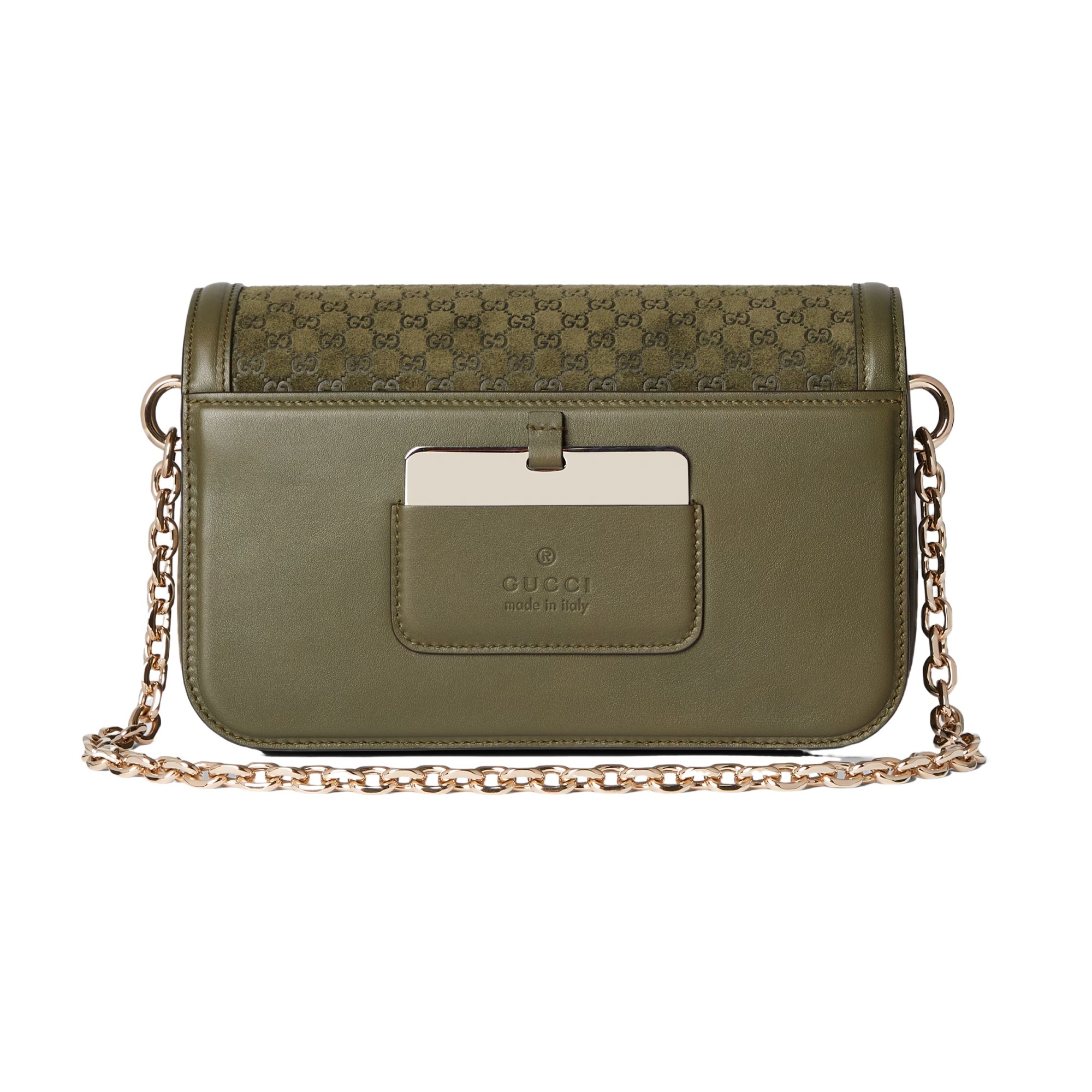 Gucci Go Small Shoulder Bag In Green