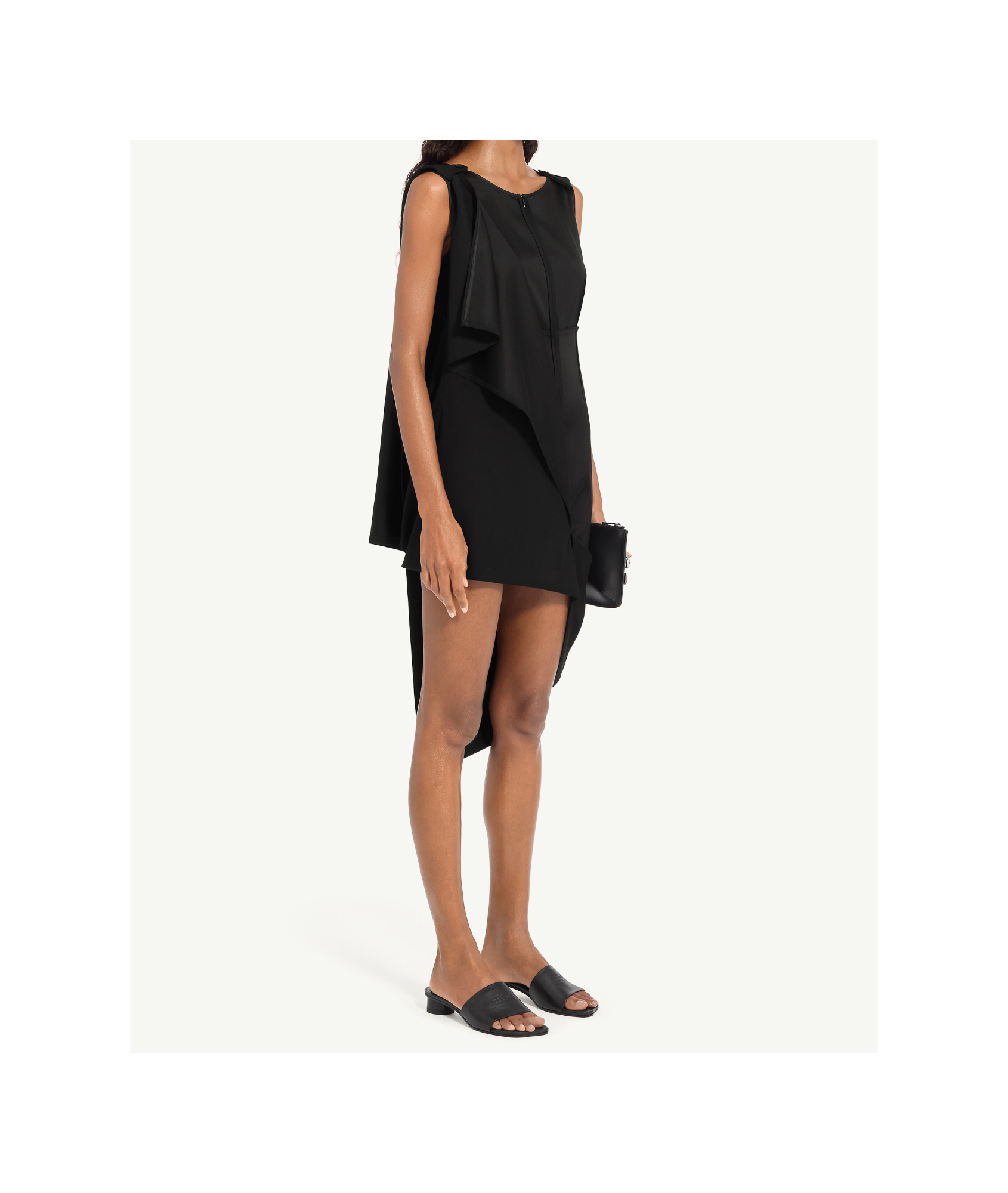 Mm6 Maison Margiela Longline Dress In Black
