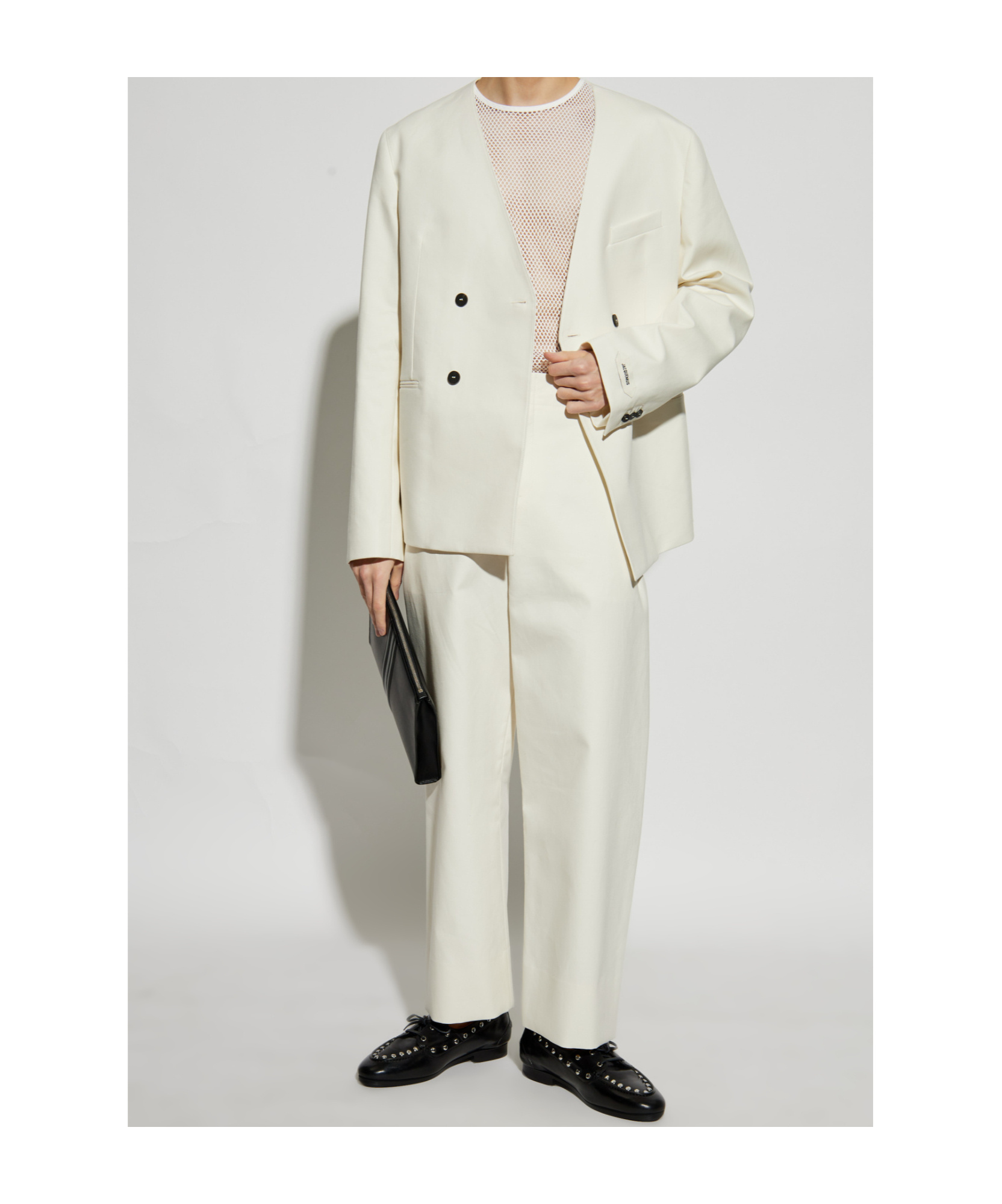 Bally Pierced T-shirt In White