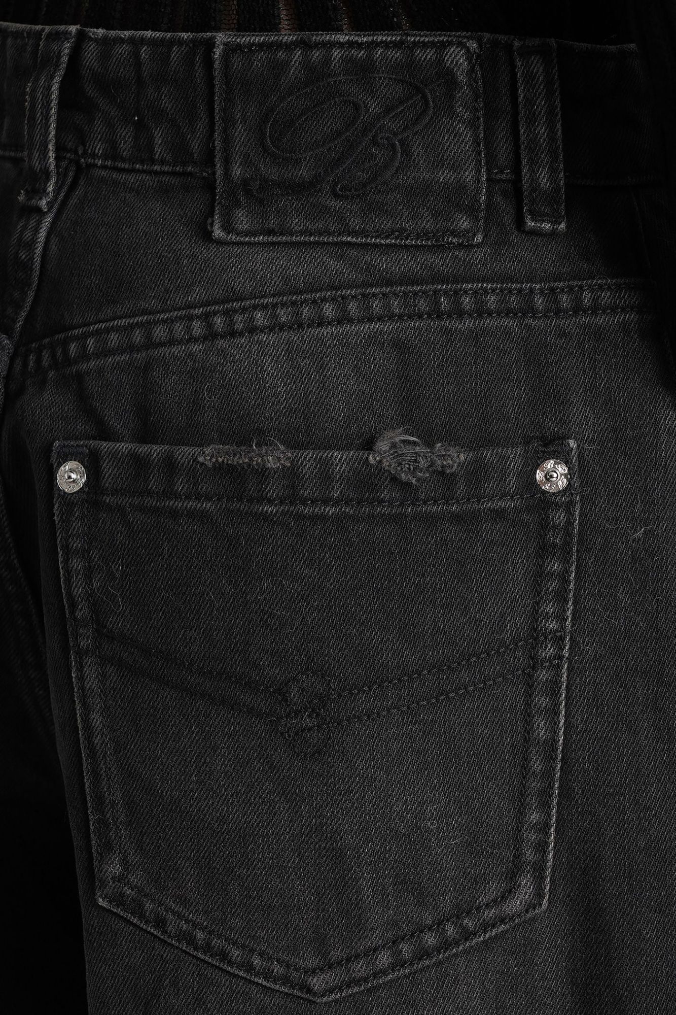 Blumarine Multi-pocket Jeans In Black