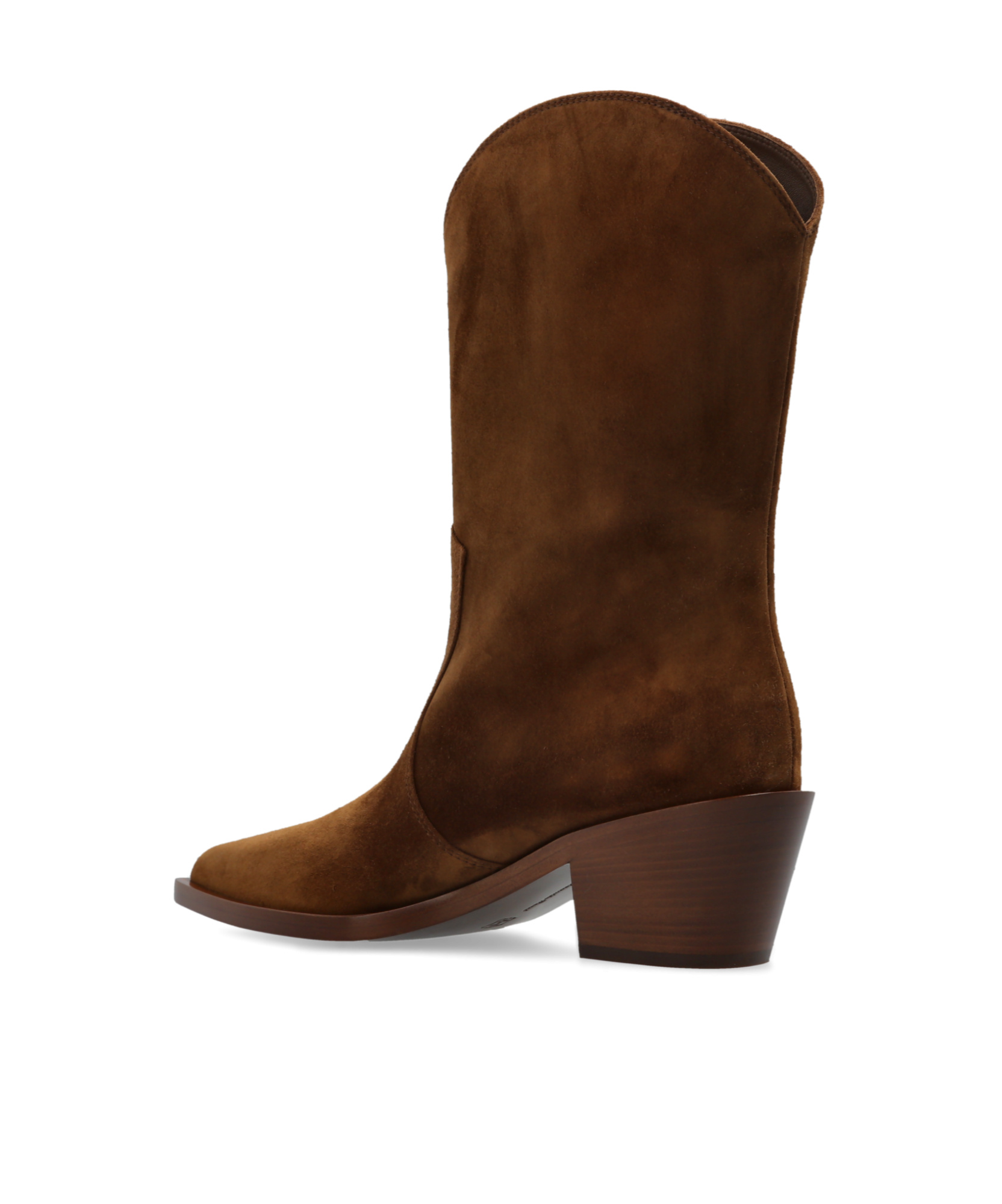 GIANVITO ROSSI SUEDE WESTERN BOOTS