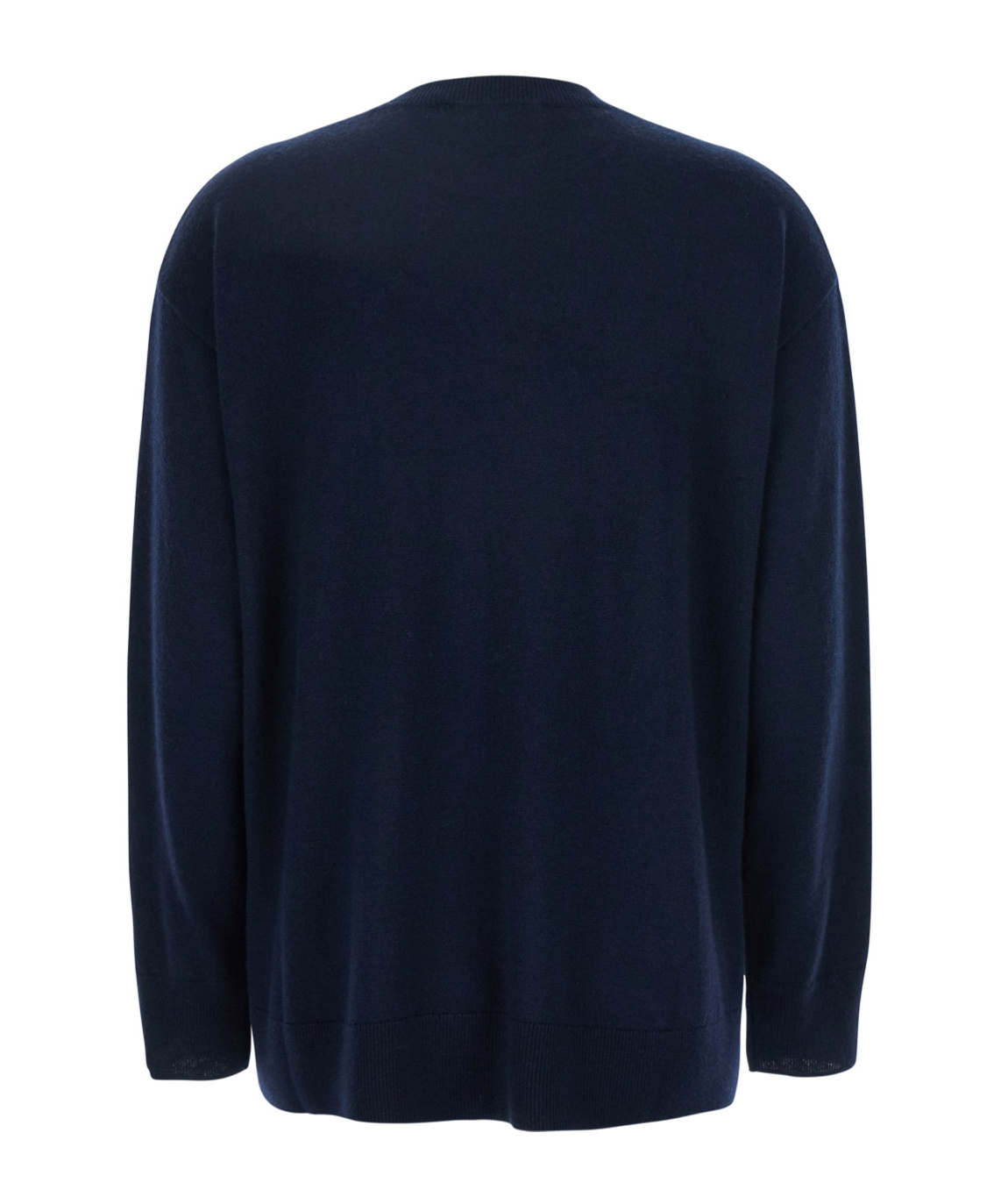 Max Mara Long-sleeved Sweater In Black