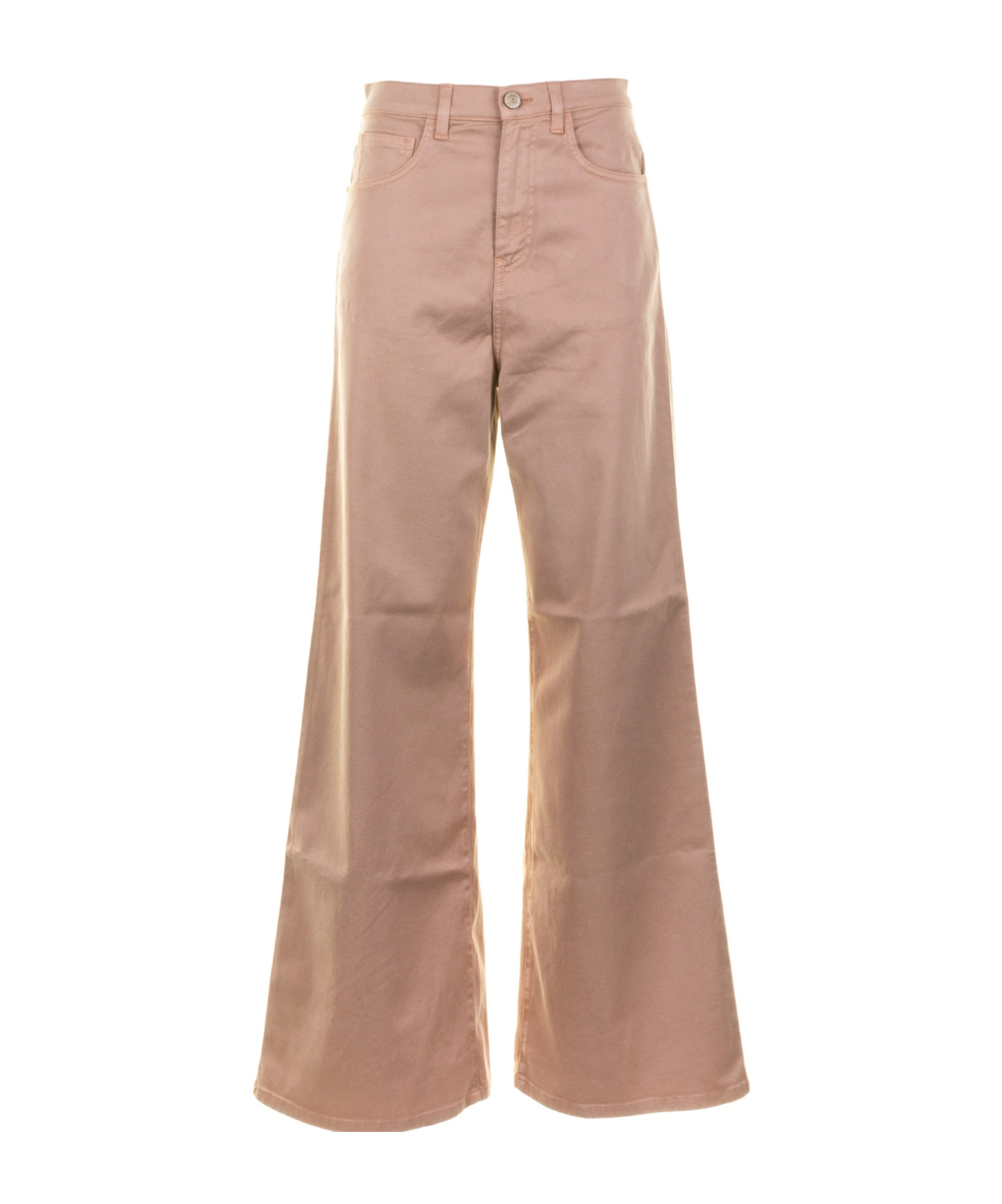 Re-hash Belt Loop Casual Pants In Pink