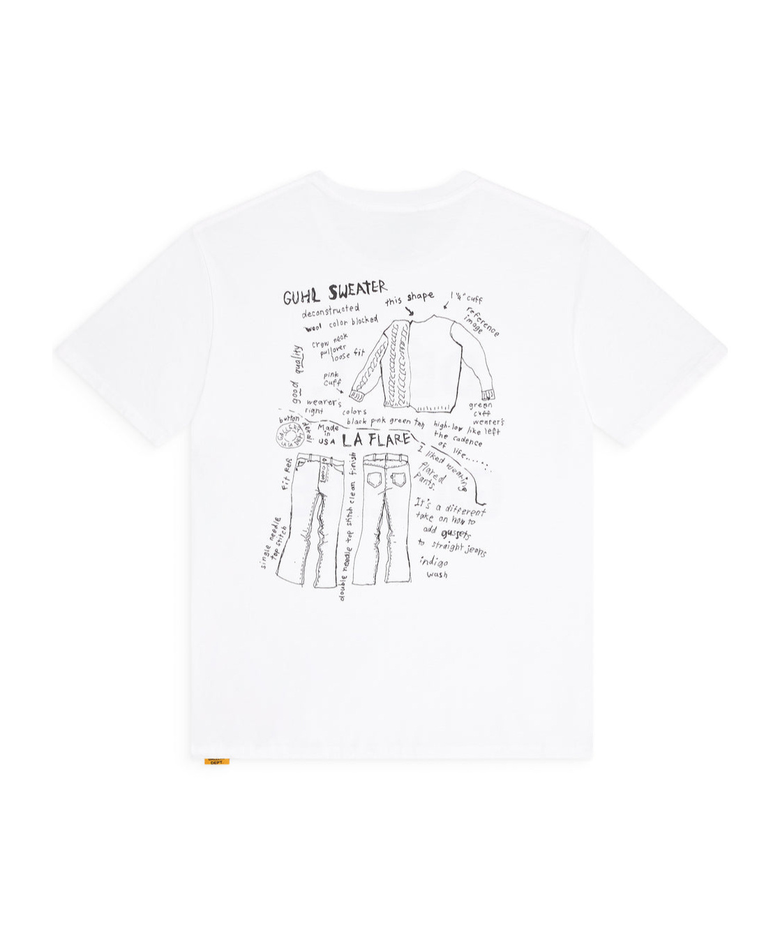 Gallery Dept. Dept. De La Galerie T-shirt In White