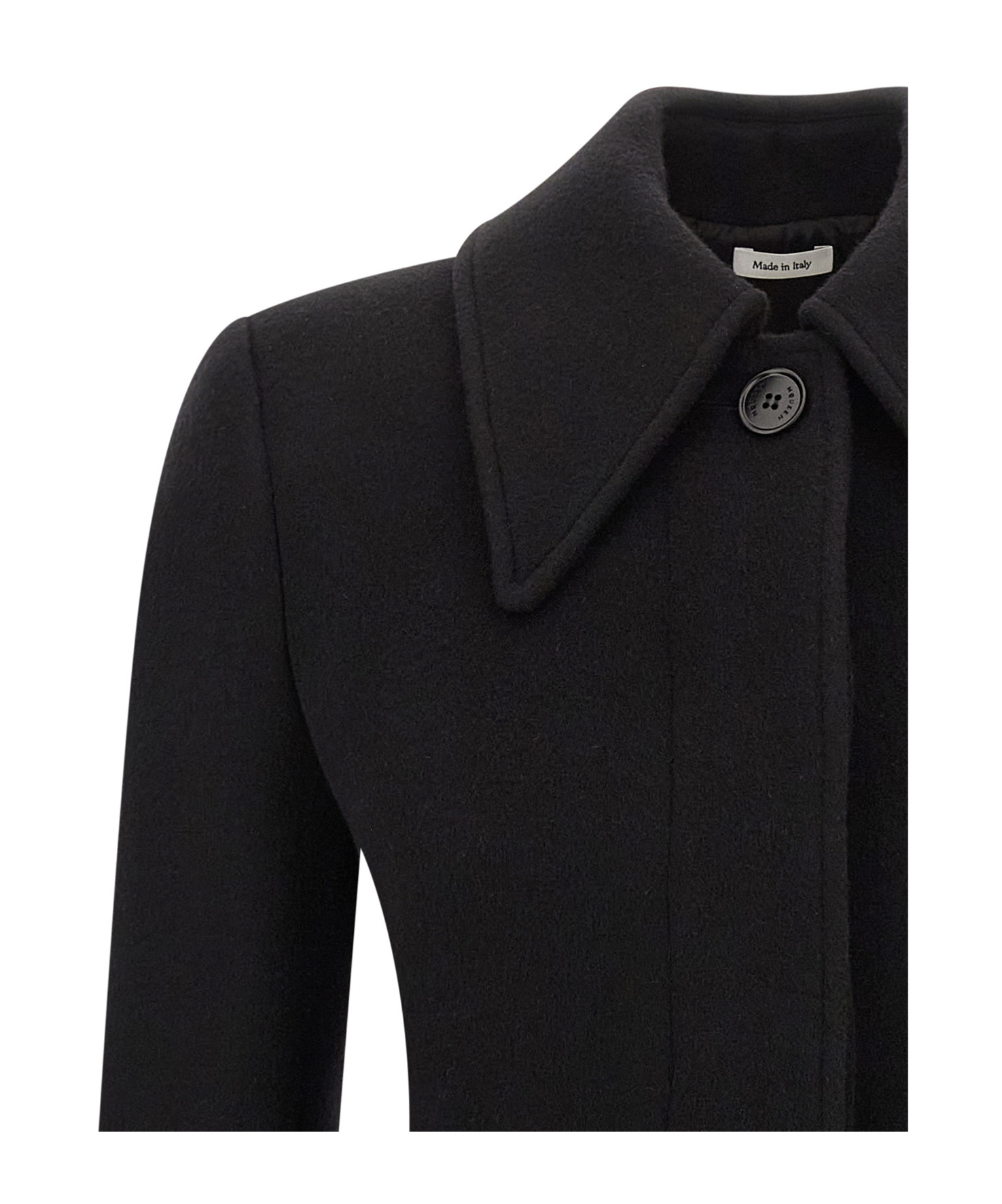 Alexander Mcqueen Wool And Cashmere Coat In Black
