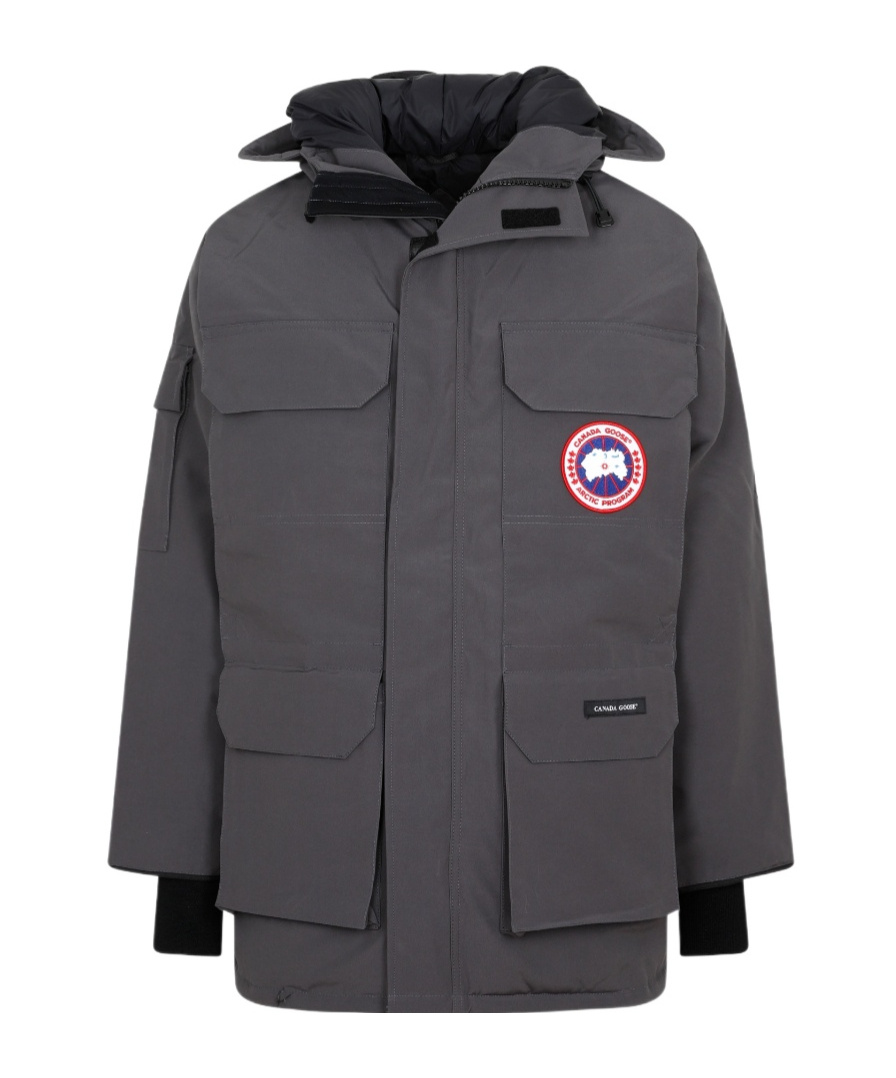 Canada Goose Expedition Parka With Multiple Utility Pockets In Black