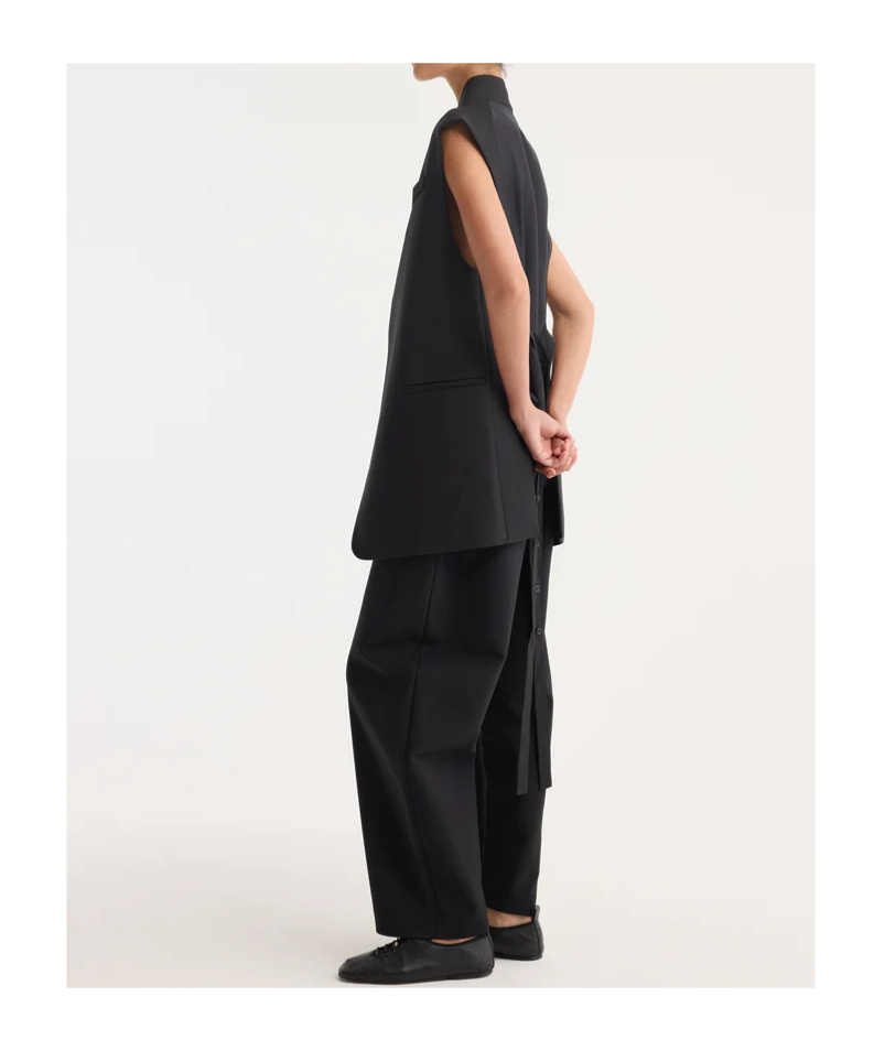 Rohe Lace-up Vest In Black