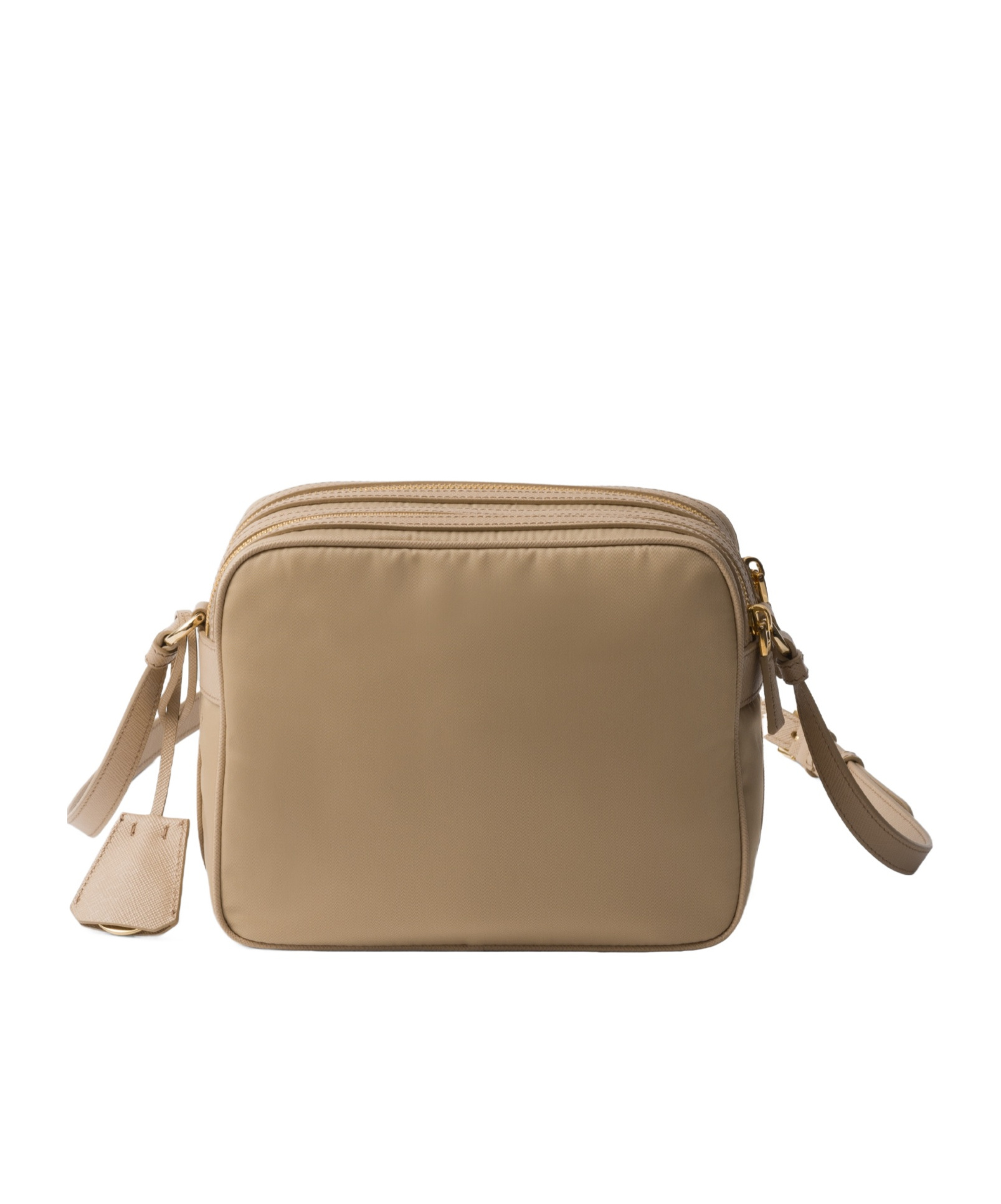 Prada Re-edition 1978 Re-nylon And Saffiano Leather Mini Shoulder Bag In Brown