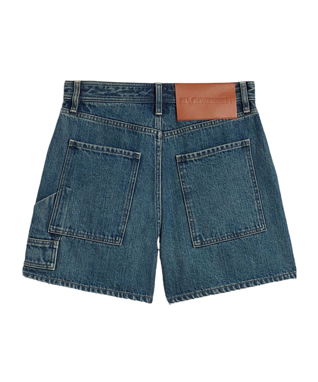 Shop Jil Sander Denim Shorts In Blue