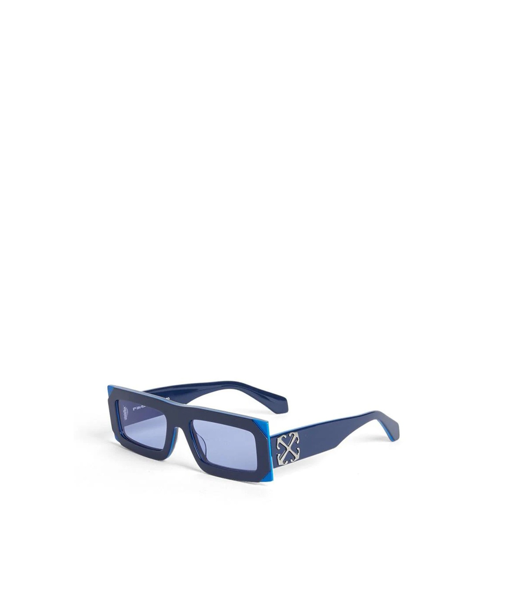 Off-white Full Frame Sunglasses In Blue