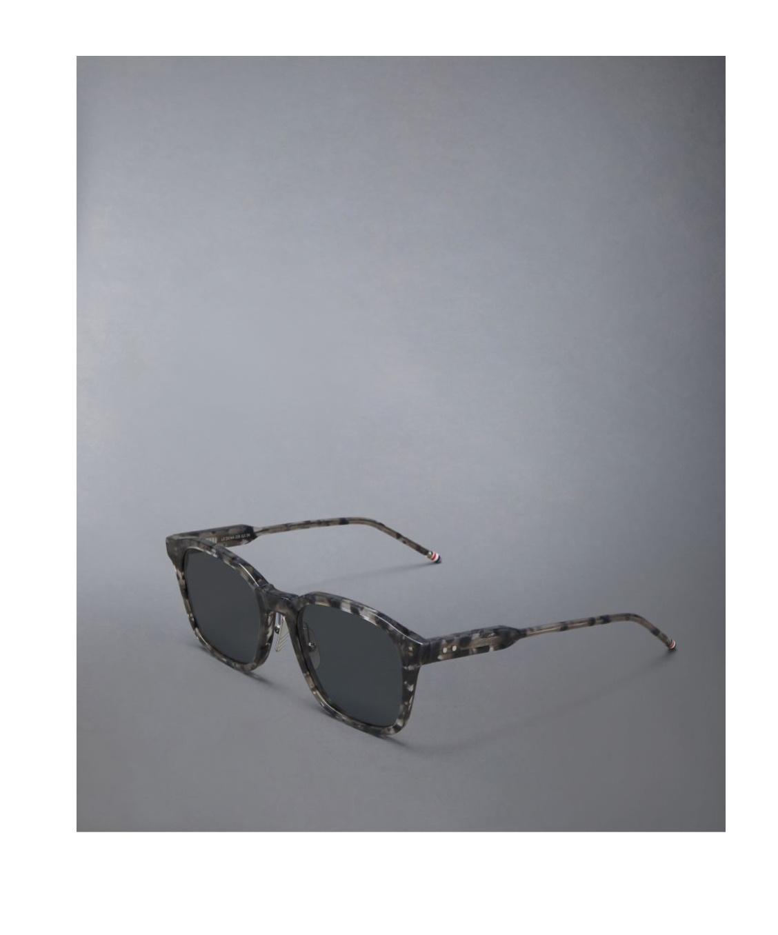 Thom Browne Rectangular Sunglasses In Black