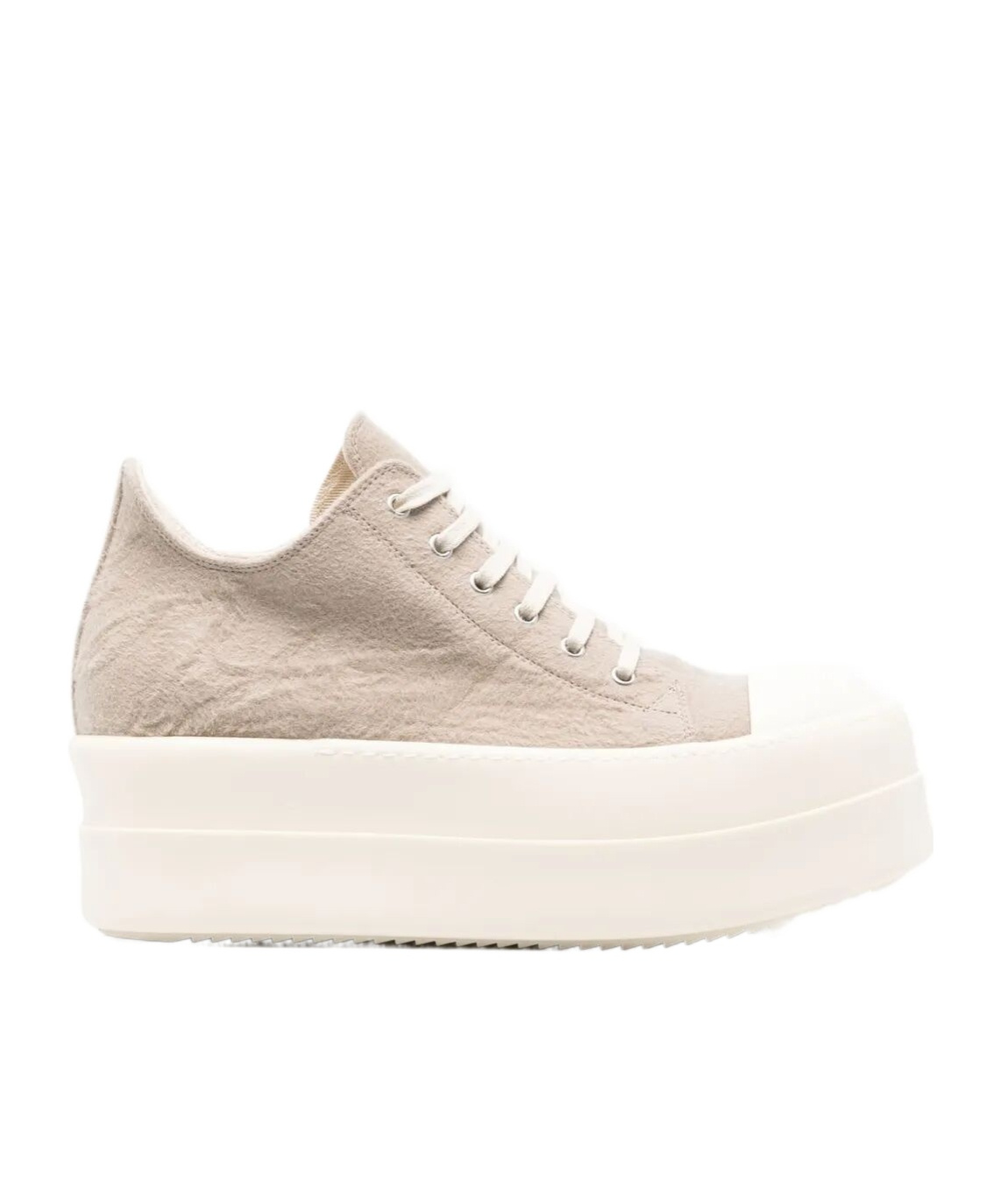Rick Owens Drkshdw Platform Lace-up Sneakers In Neutral