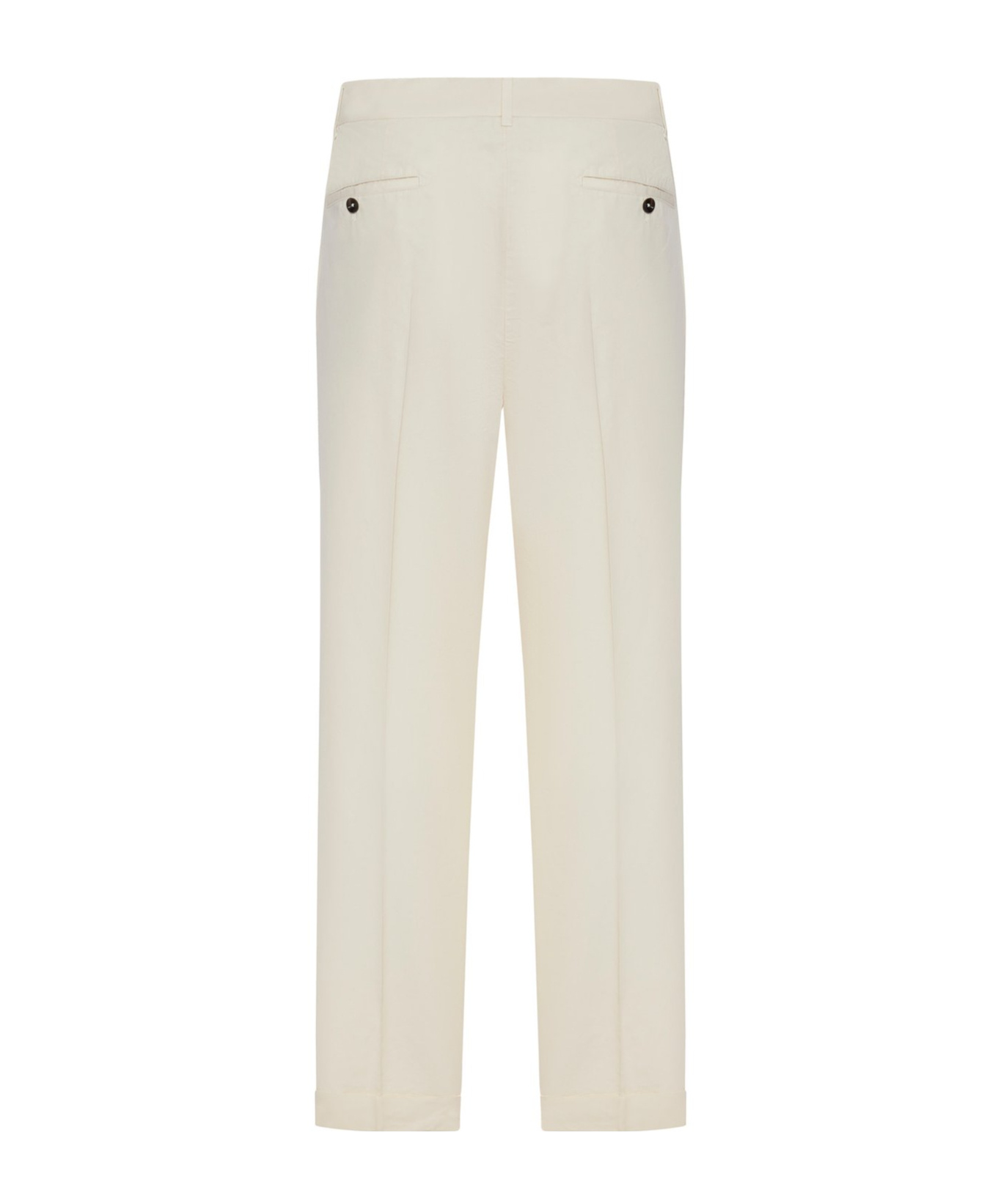 Tom Ford Belt Loops Slacks In White