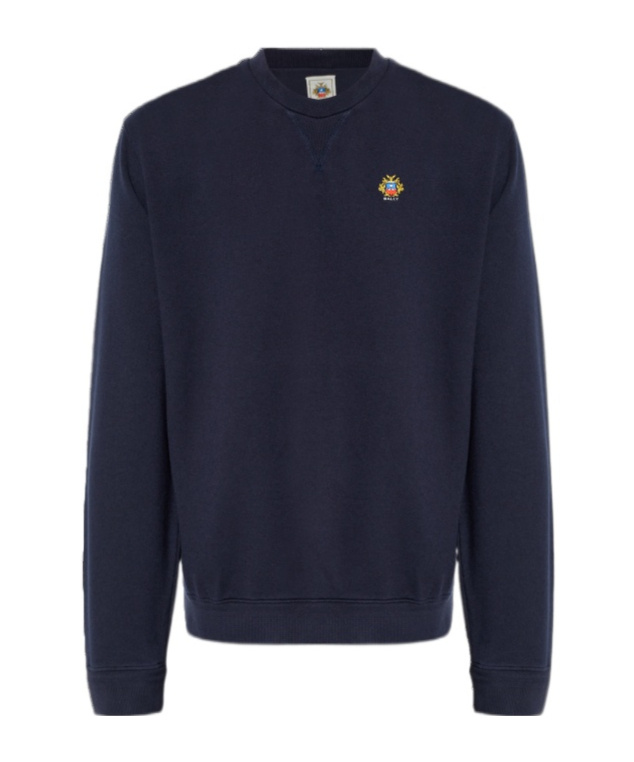 Bally Logo-embroidered Sweatshirt In Black