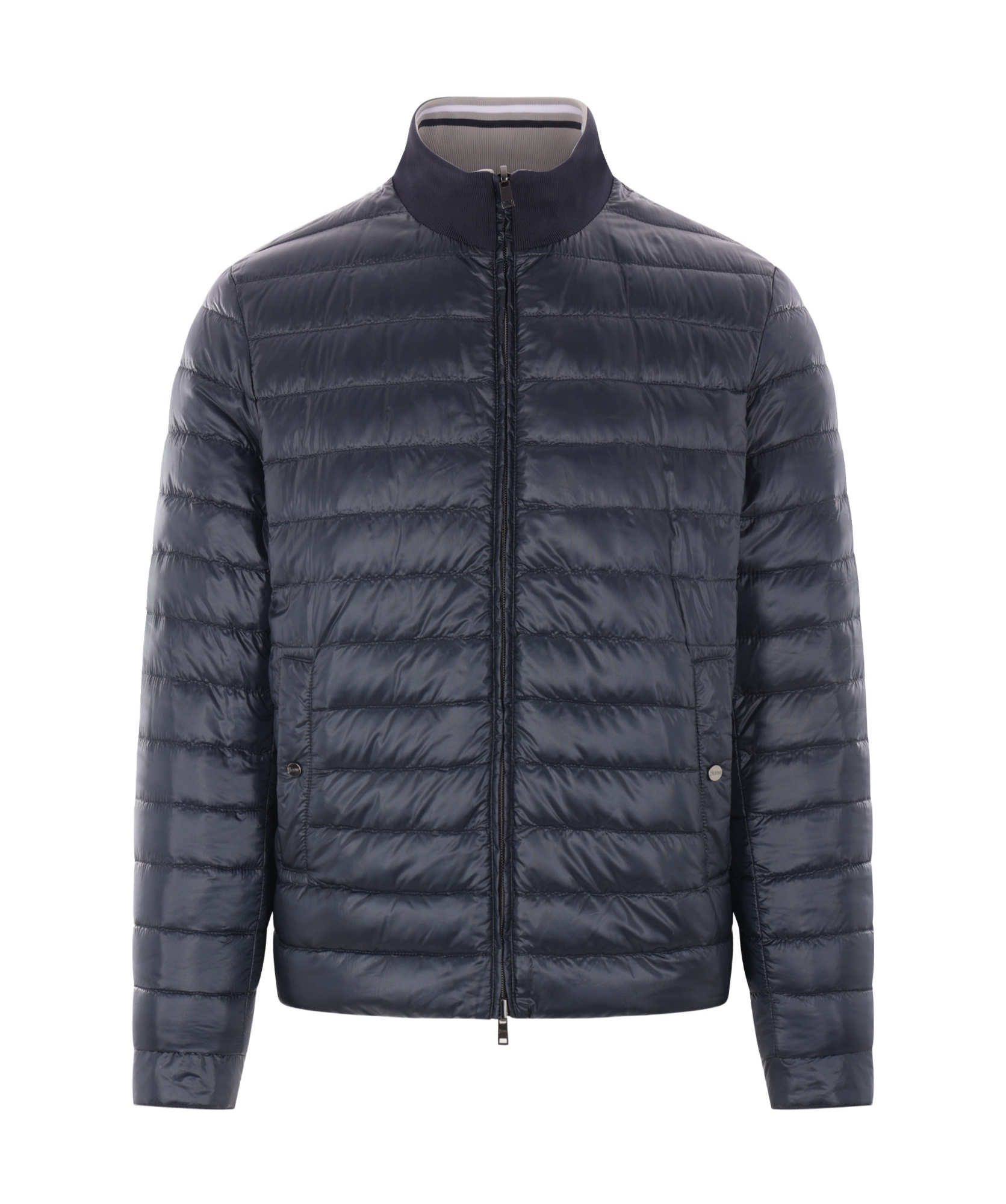 Herno Reversible Nylon Down Jacket In Black