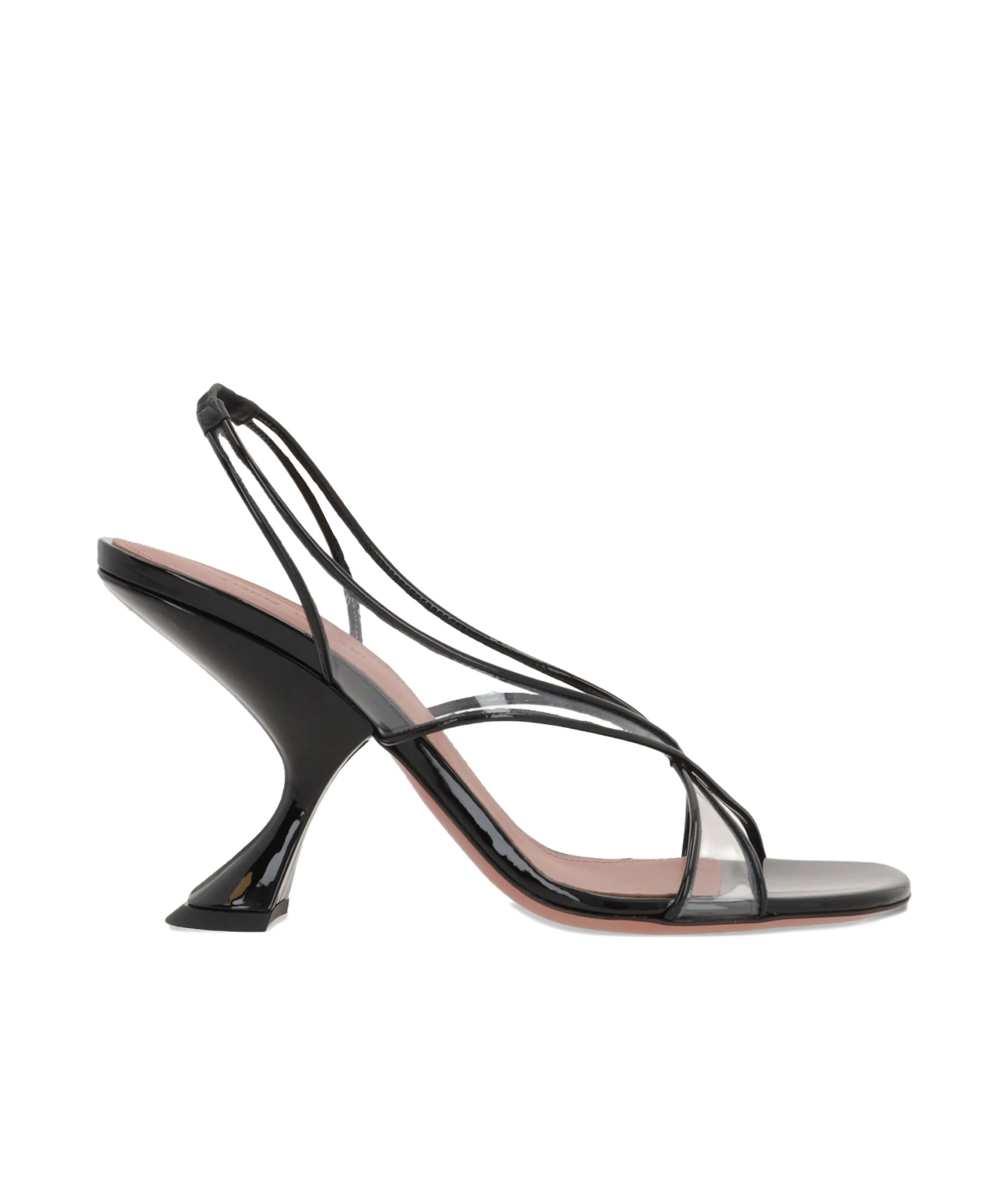 Amina Muaddi Open-toe High-heeled Sandals In Animal Print