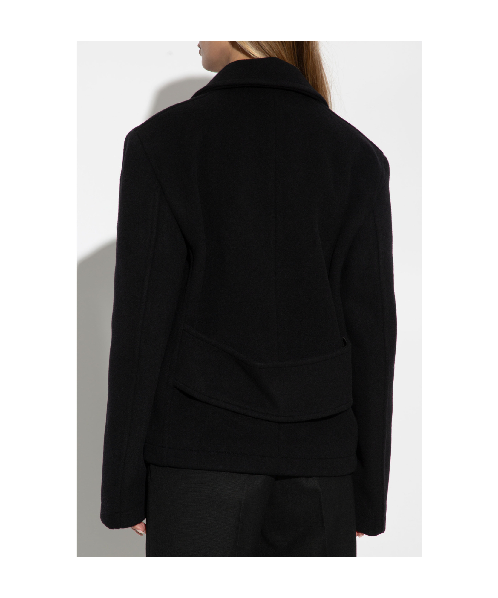 Totême Lapel Casual Jacket In Black