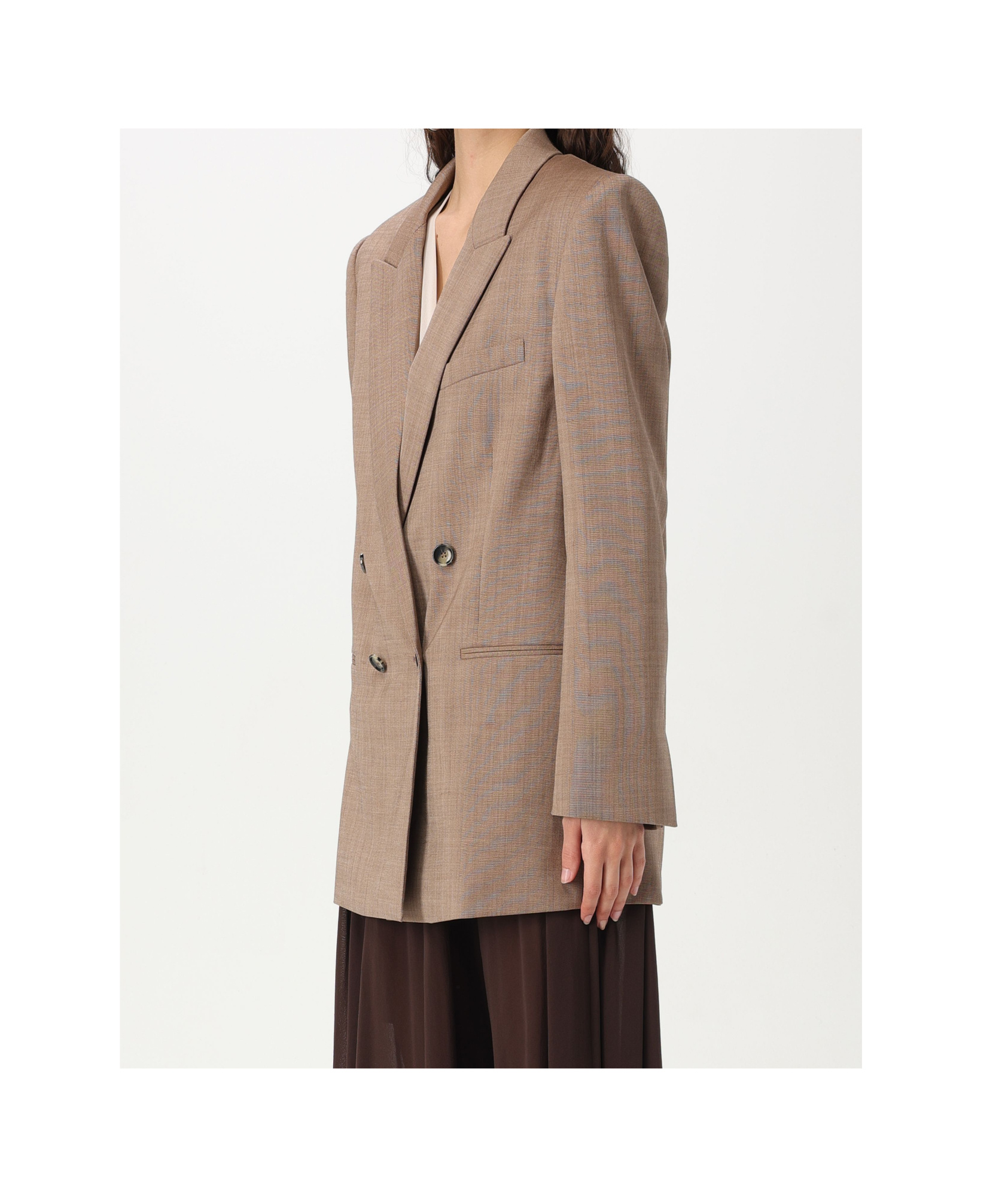 Philosophy Di Lorenzo Serafini Double-breasted Blazer In Neutral