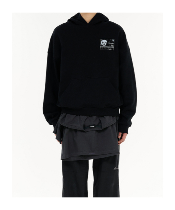 We11 Done Dna Hoodie In Black