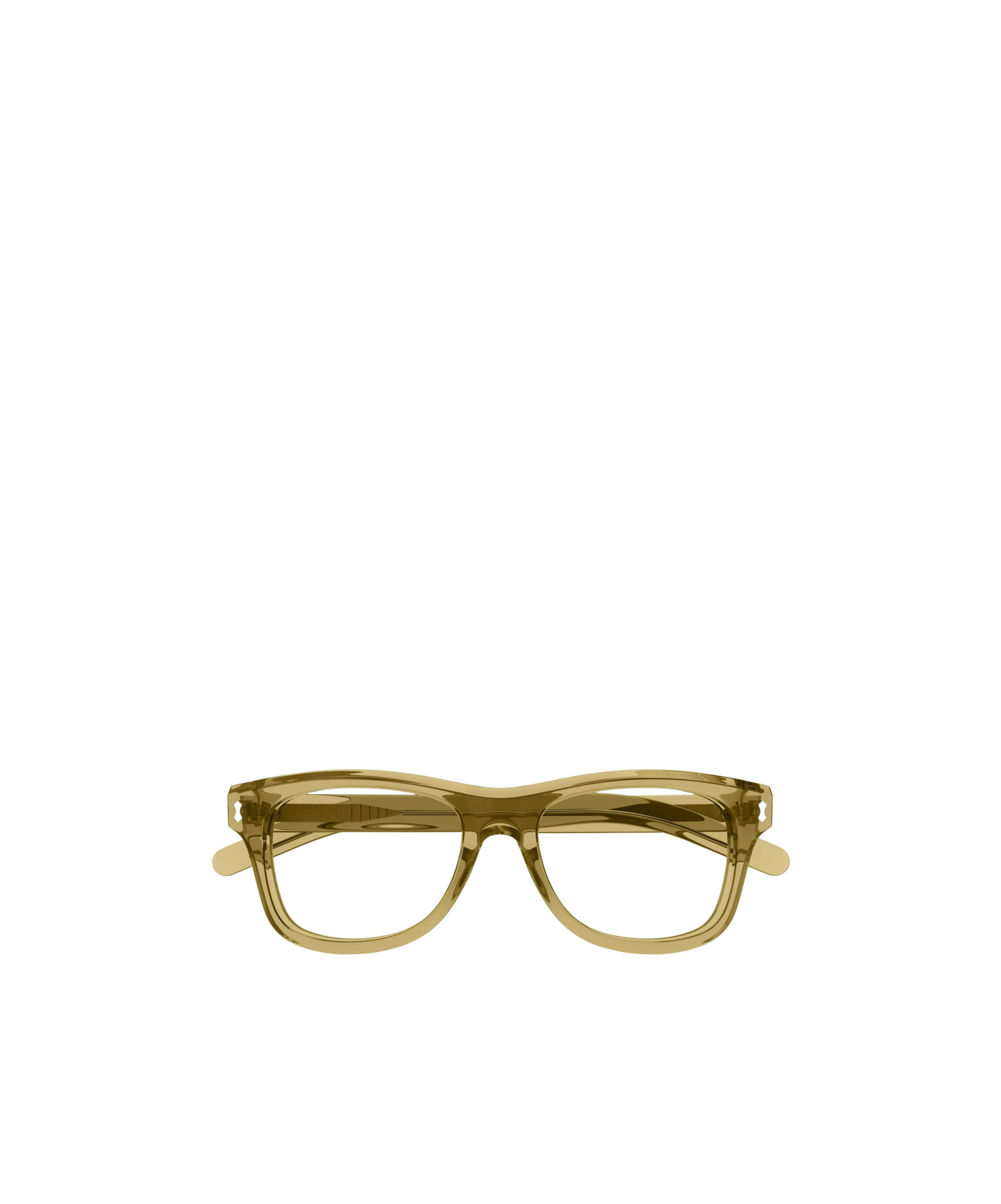 Gucci Oval-frame Glasses In Green