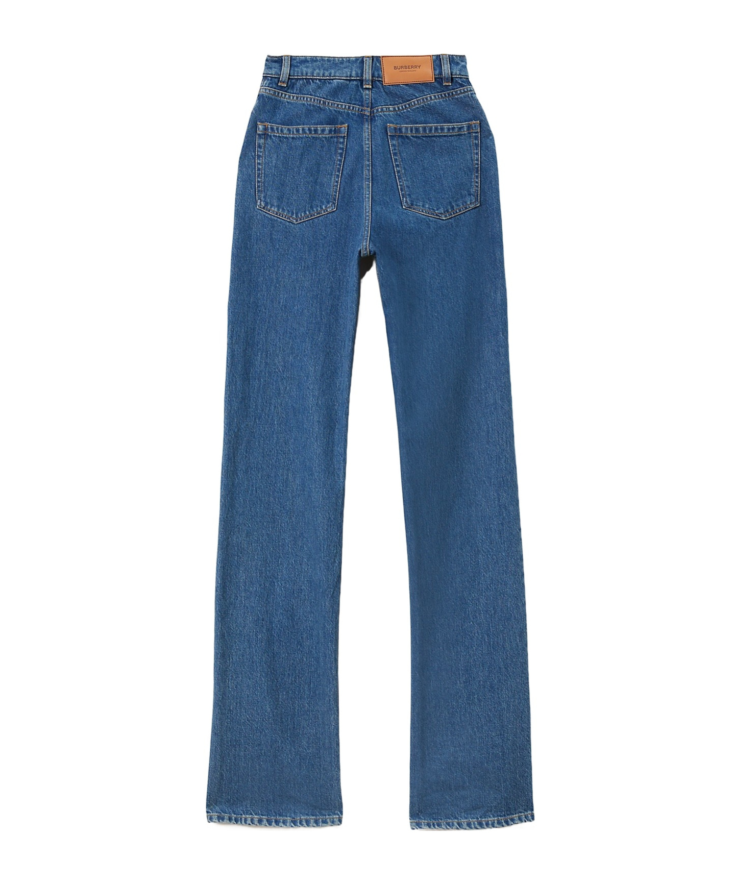 Burberry Denim Bootcut Jeans In Blue
