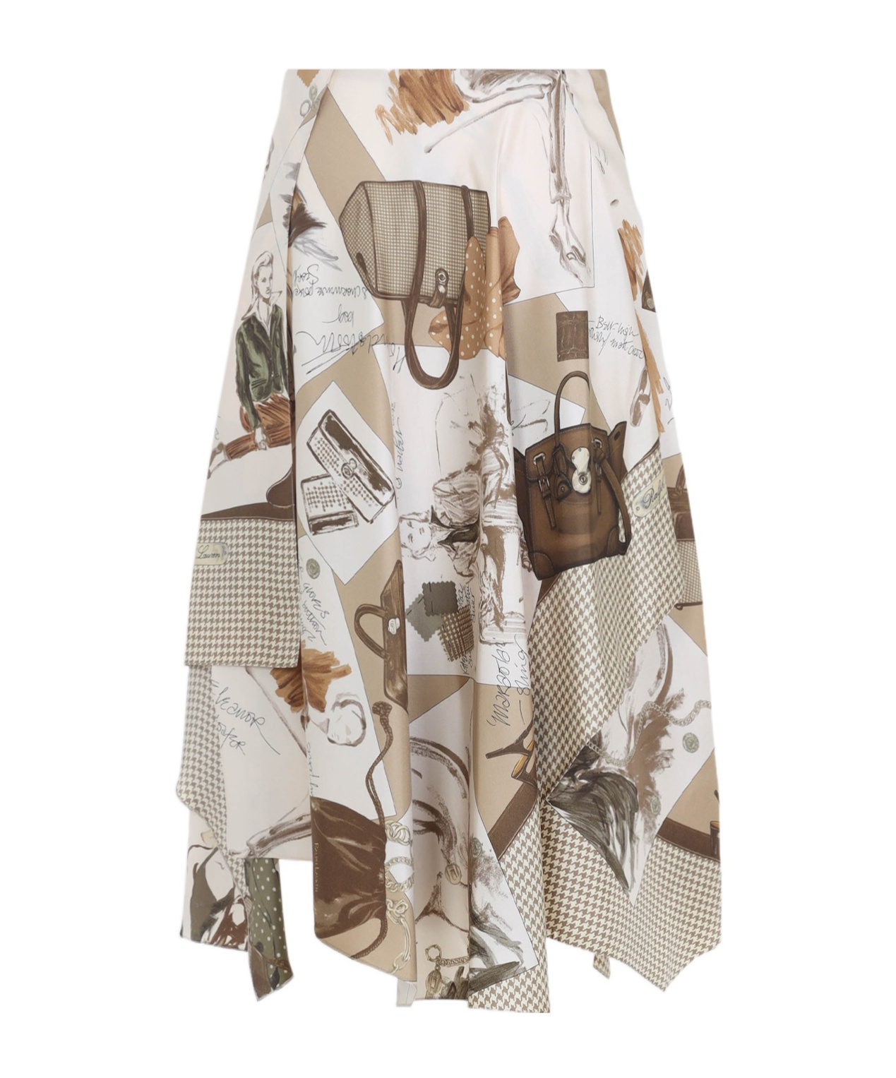 RALPH LAUREN GLENN KNEE A LINE SKIRT