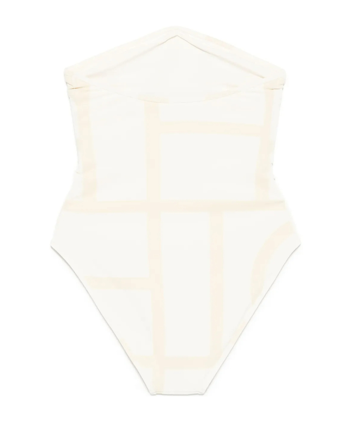 Totême Toteme Women Monogram Swimsuit In White