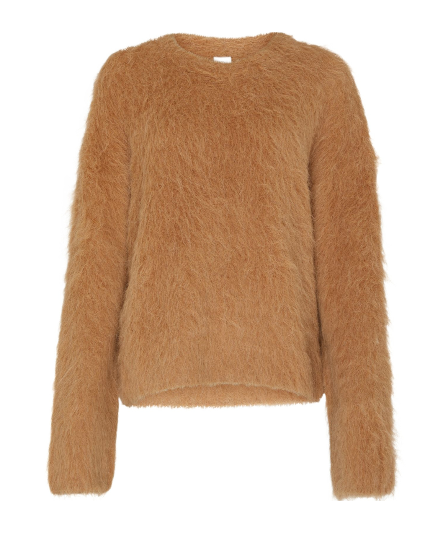 Totême Long Sleeve Sweater In Brown