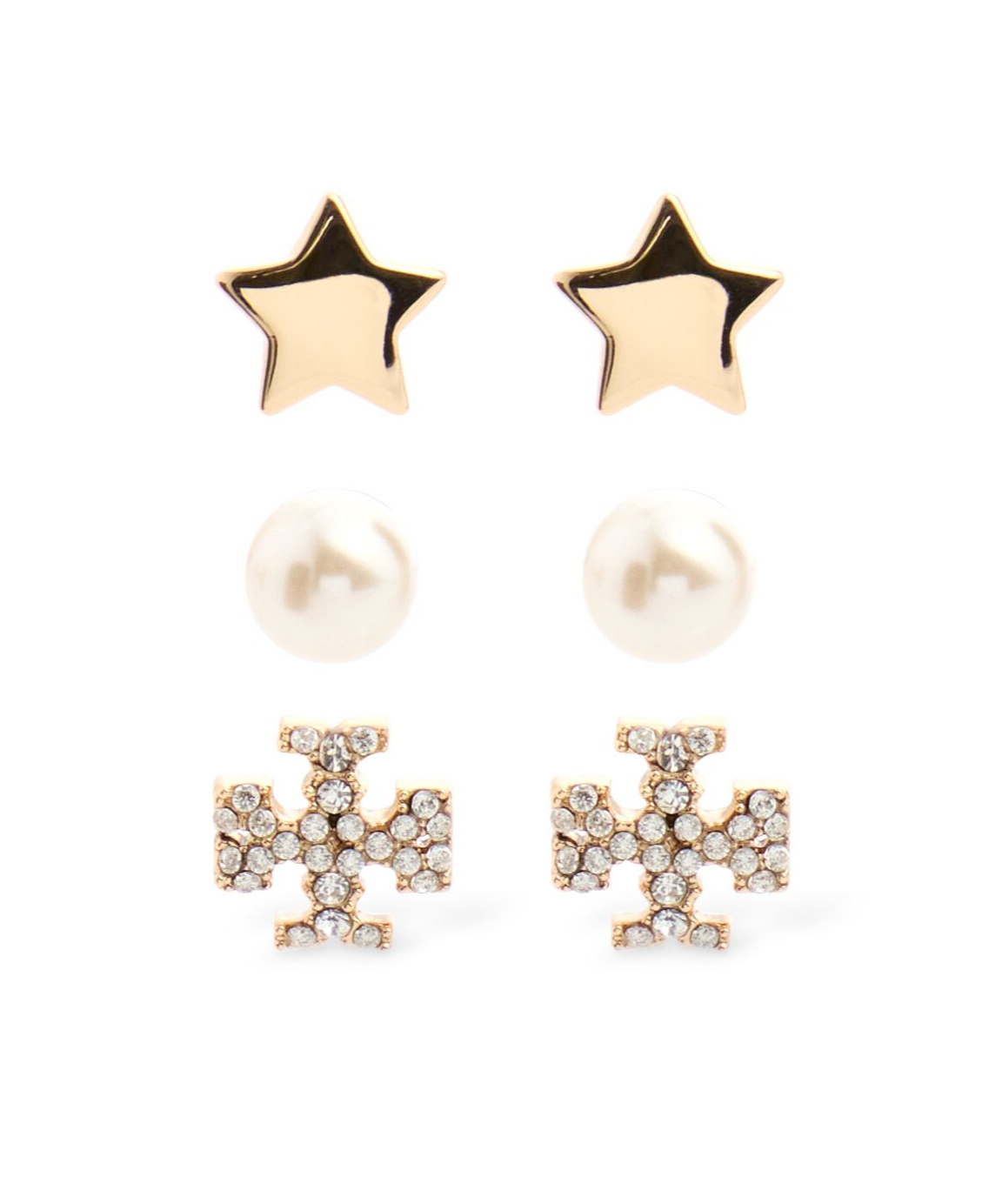 Tory Burch Kira Earrings Three-piece Set