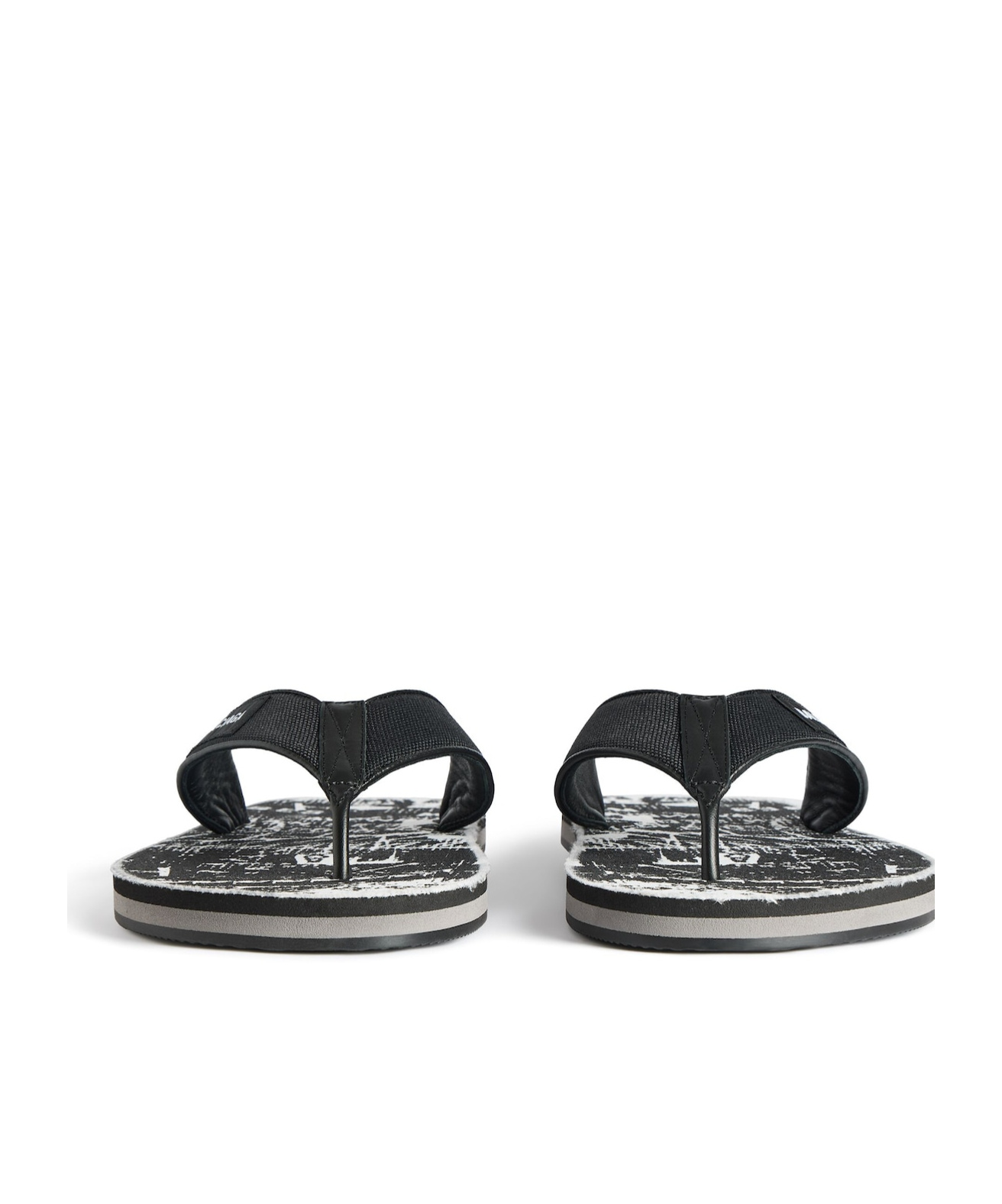 Balenciaga Men's Sunset Thong Flat In Black In Black