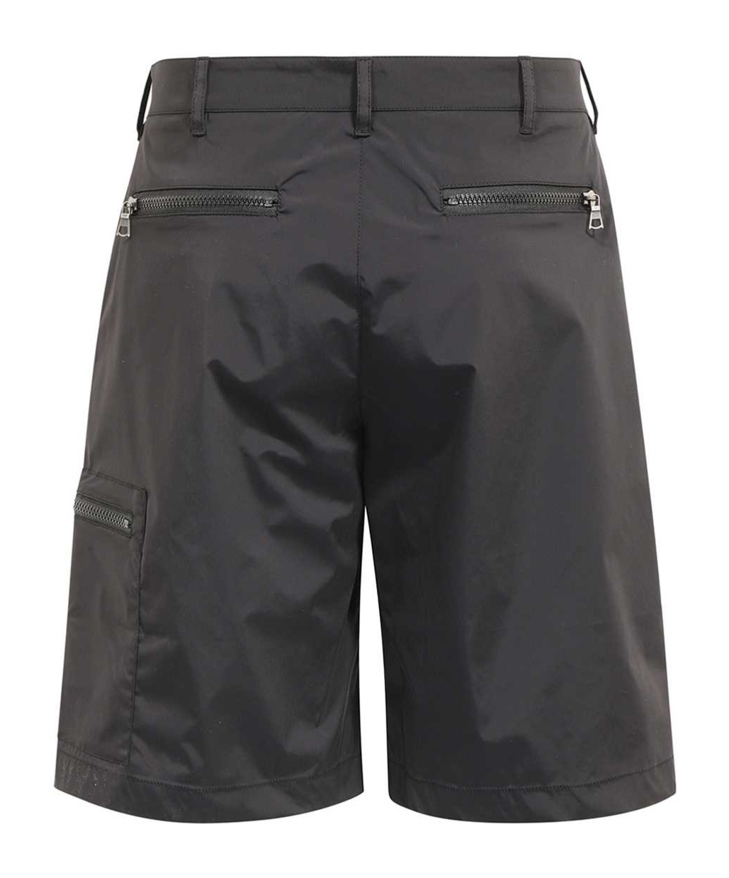 Palm Angels Belt Loop Shorts In Black