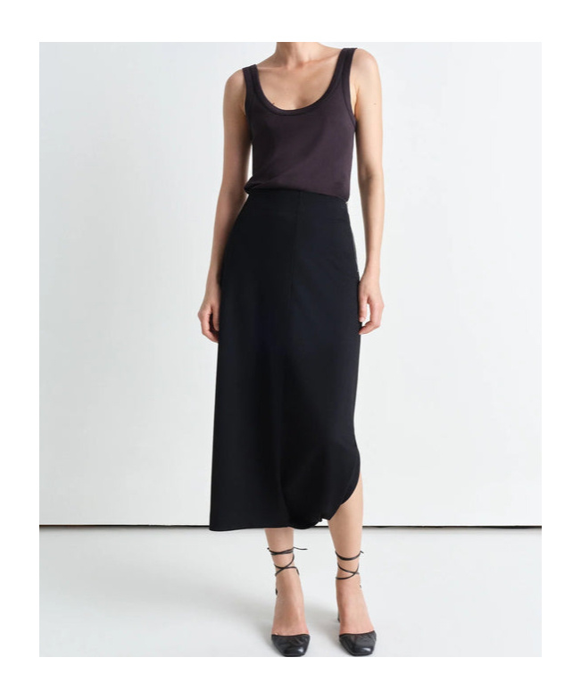 LEMAIRE TWISTED PLEATED SKIRT