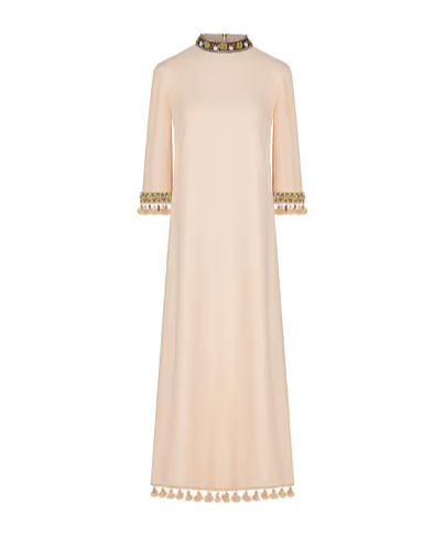 Valentino Shift Dress In Brown